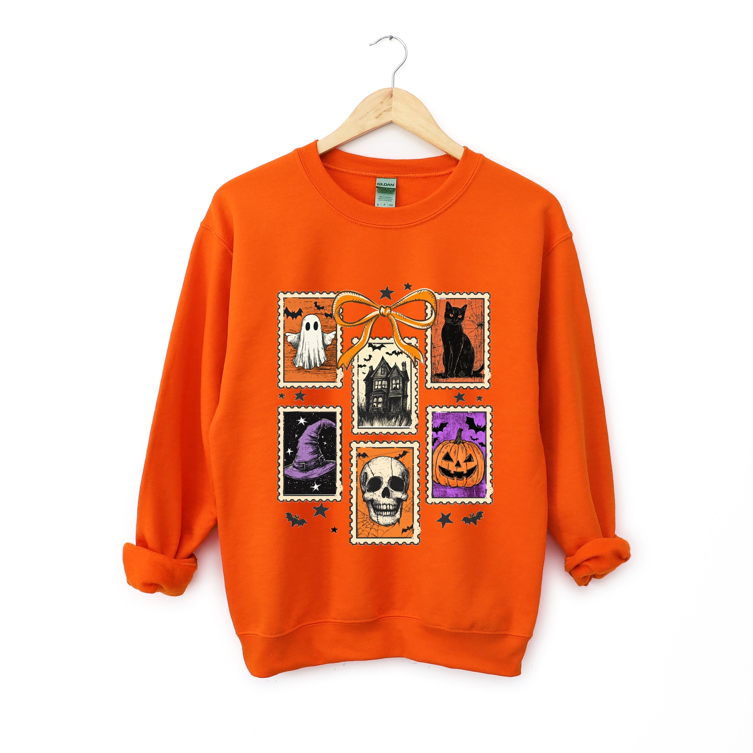 Coquette Halloween Stamps - Women's Graphic Sweatshirt