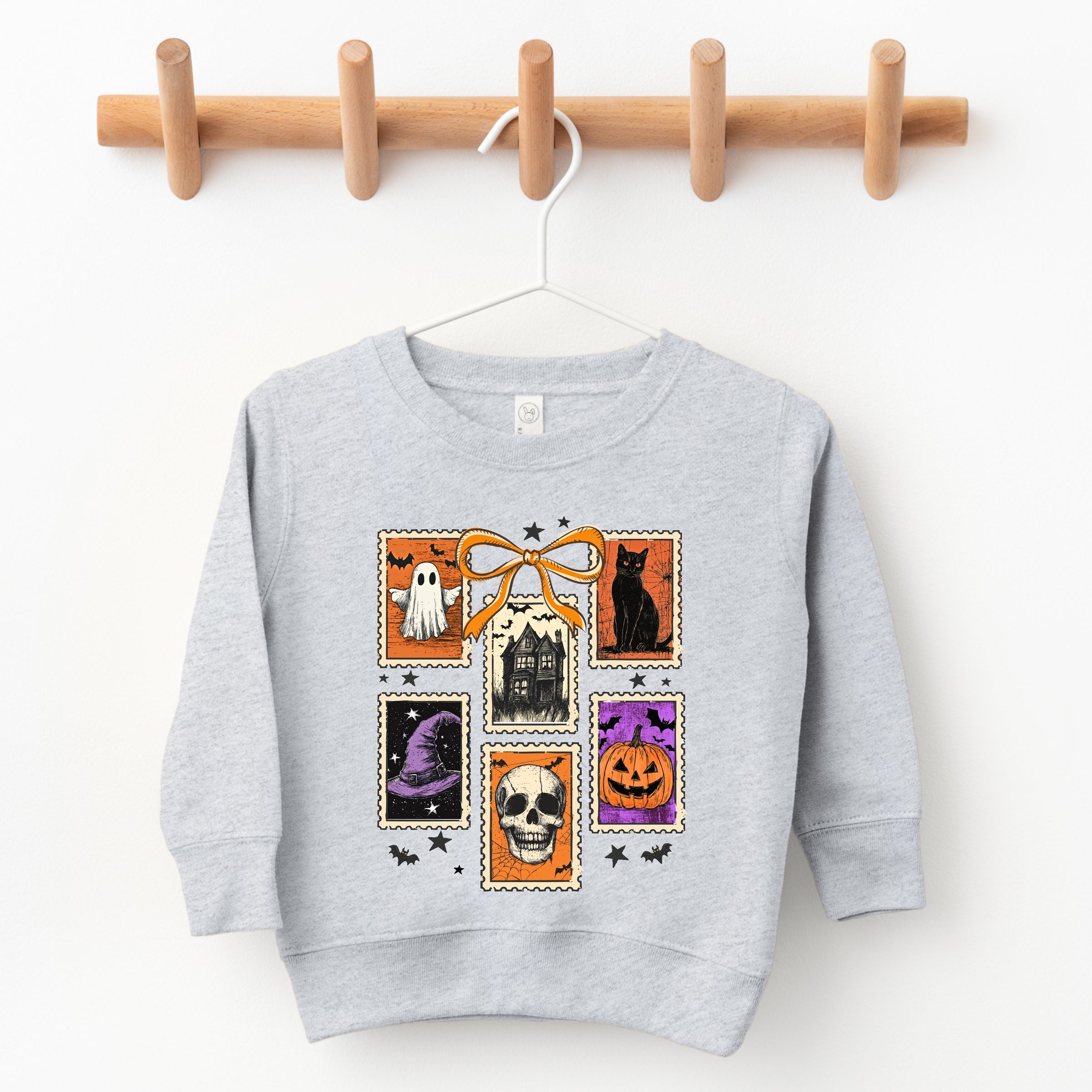 Coquette Halloween Stamps - Toddler Graphic Sweatshirt and Youth Graphic Sweatshirt