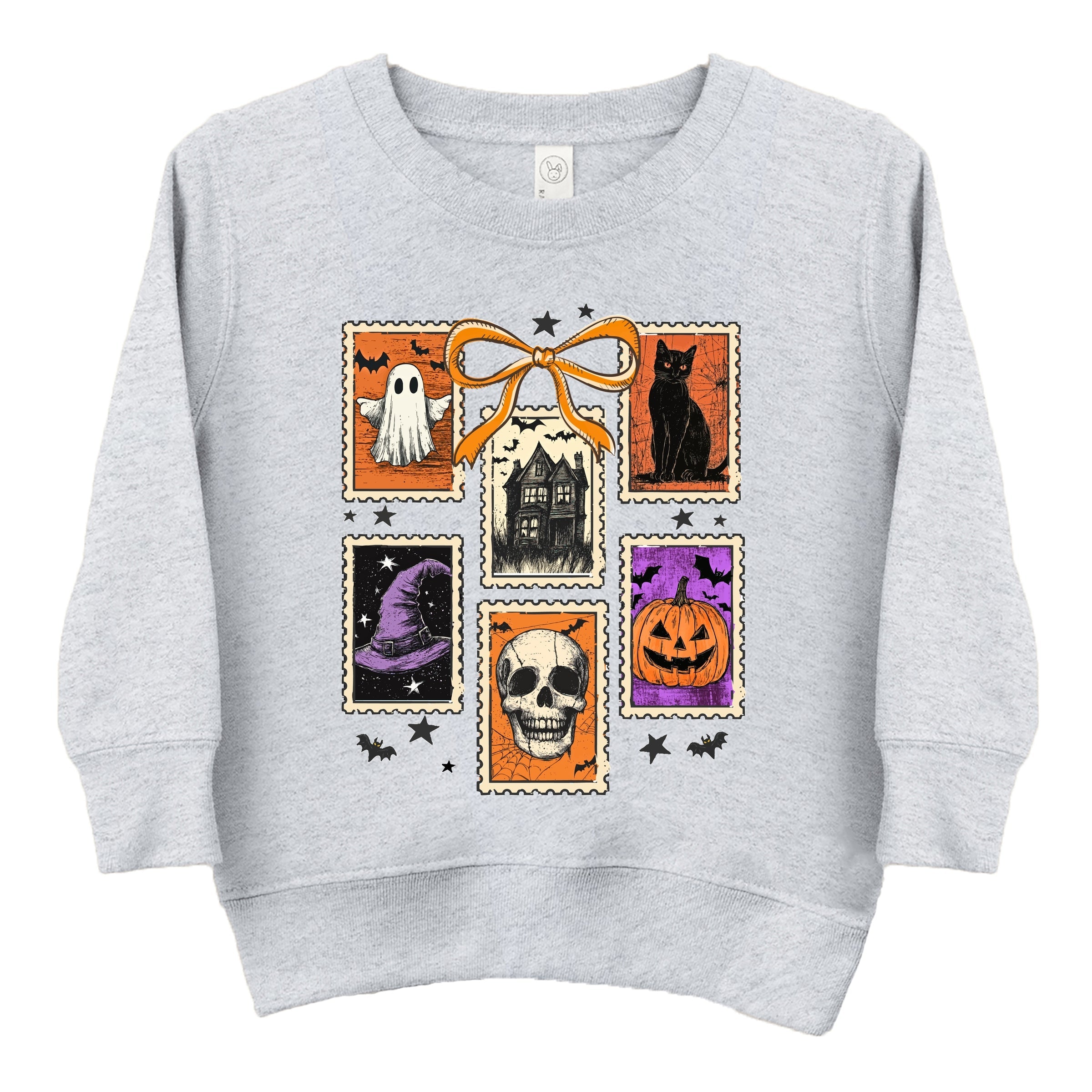 Coquette Halloween Stamps - Toddler Graphic Sweatshirt and Youth Graphic Sweatshirt