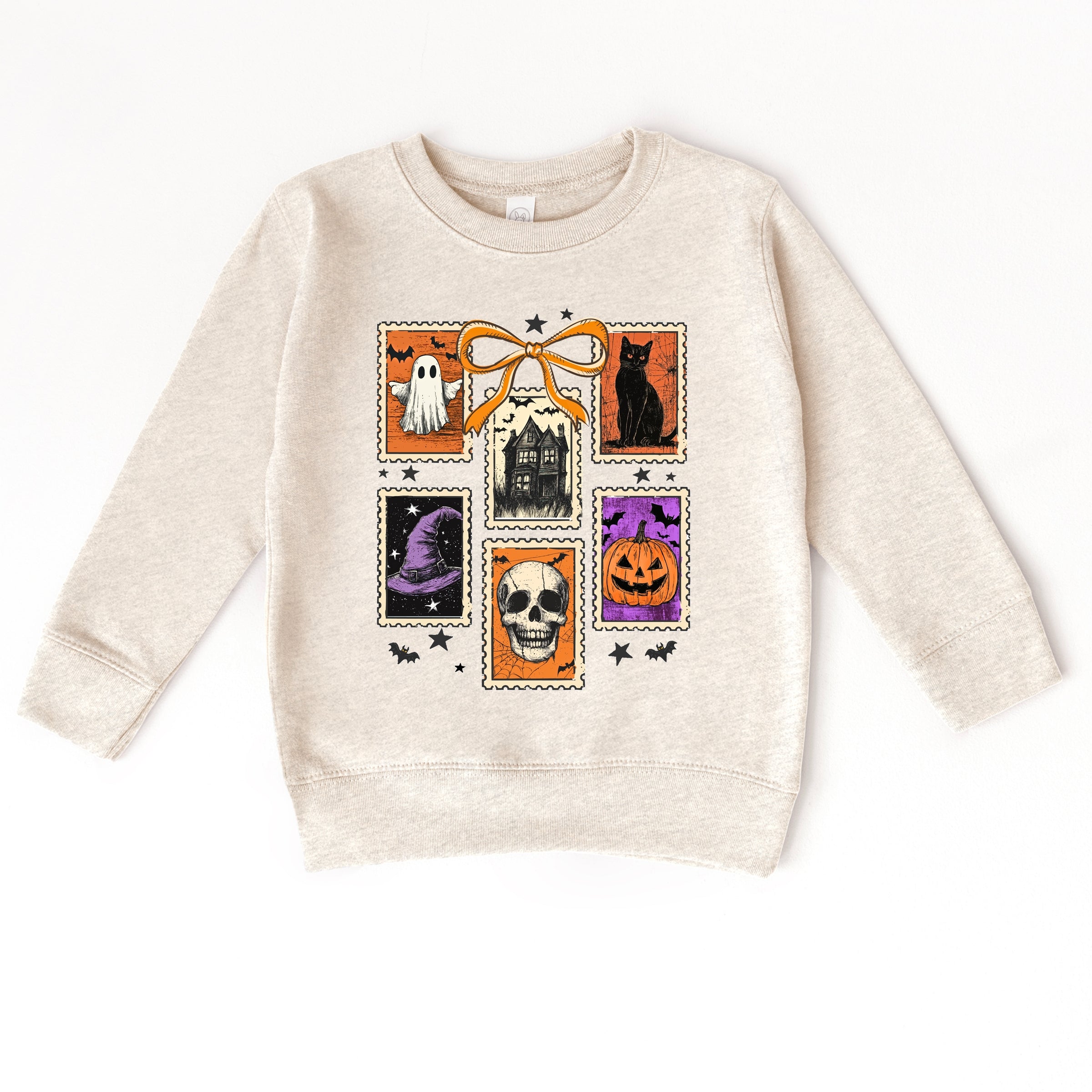 Coquette Halloween Stamps - Toddler Graphic Sweatshirt and Youth Graphic Sweatshirt
