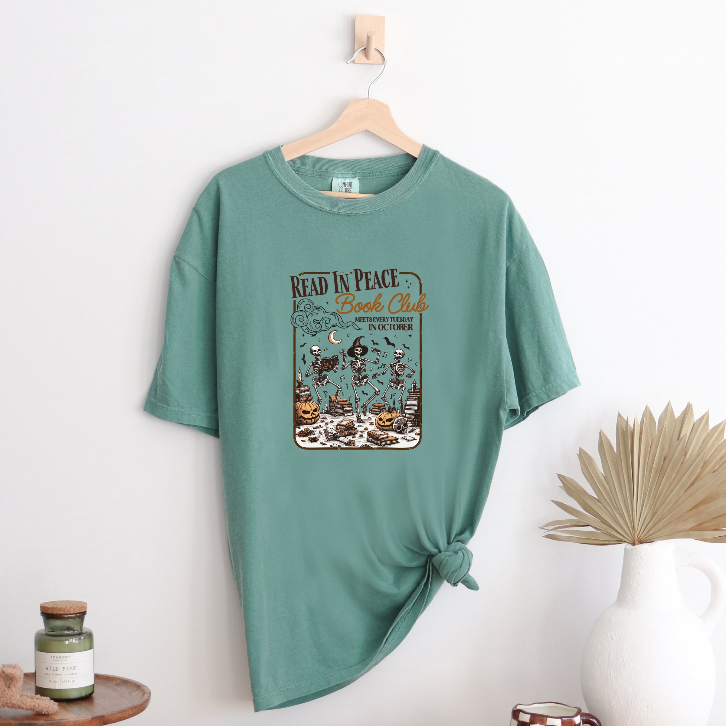 Read In Peace Book Club - Garment Dyed Tee