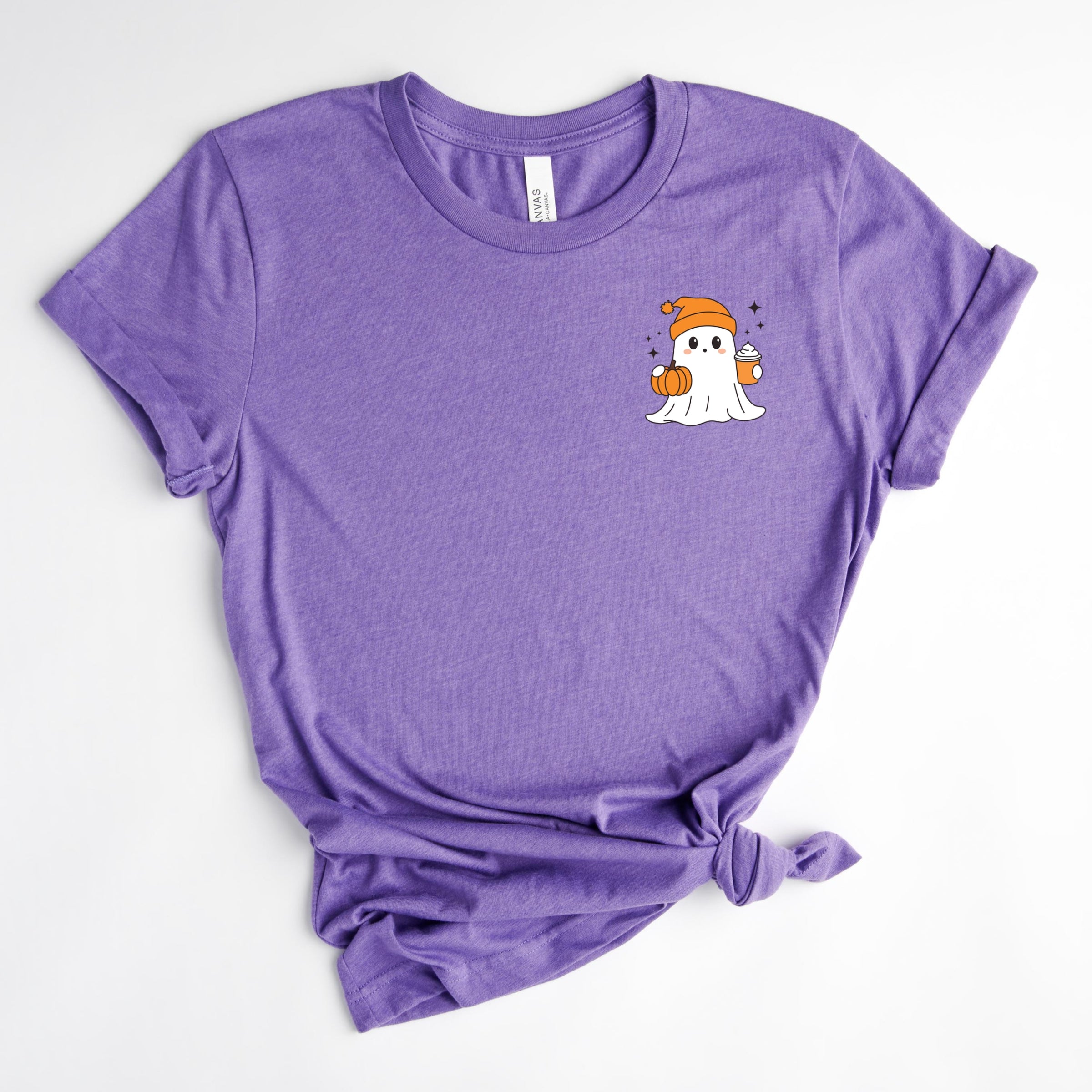 Ghost Pumpkin Spice Sparkle - Women's Short Sleeve Graphic T-Shirt
