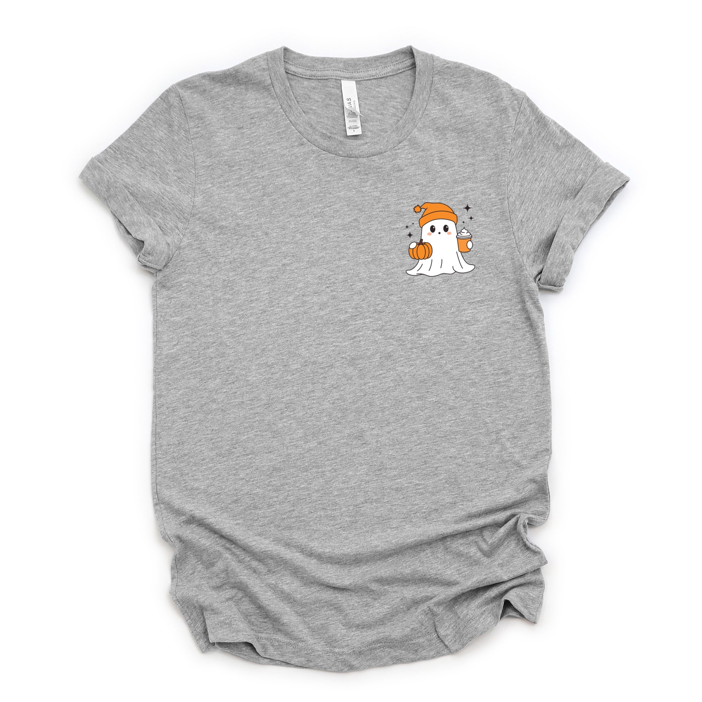 Ghost Pumpkin Spice Sparkle - Women's Short Sleeve Graphic T-Shirt