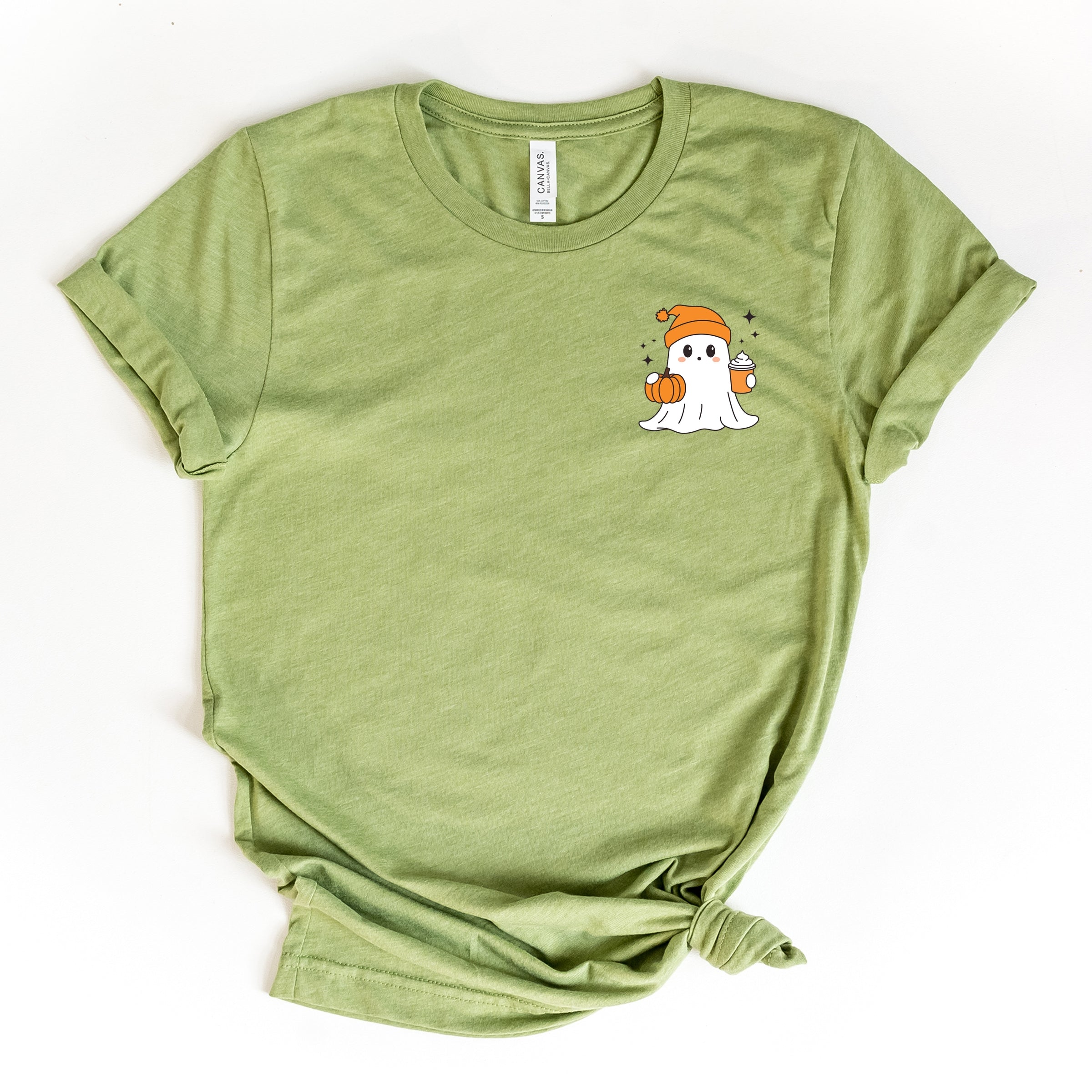 Ghost Pumpkin Spice Sparkle - Women's Short Sleeve Graphic T-Shirt