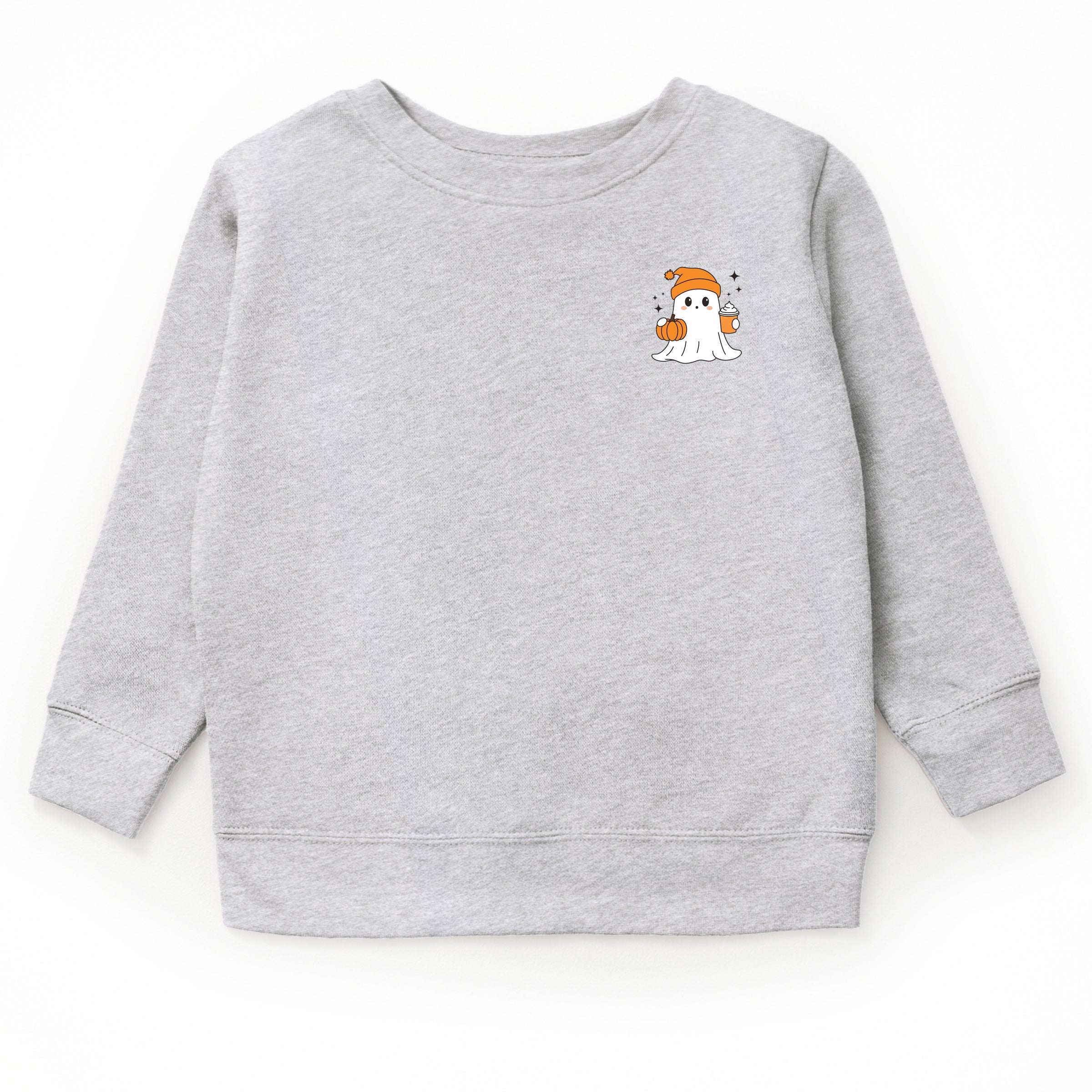 Ghost Pumpkin Spice Sparkle - Toddler Graphic Sweatshirt and Youth Graphic Sweatshirt