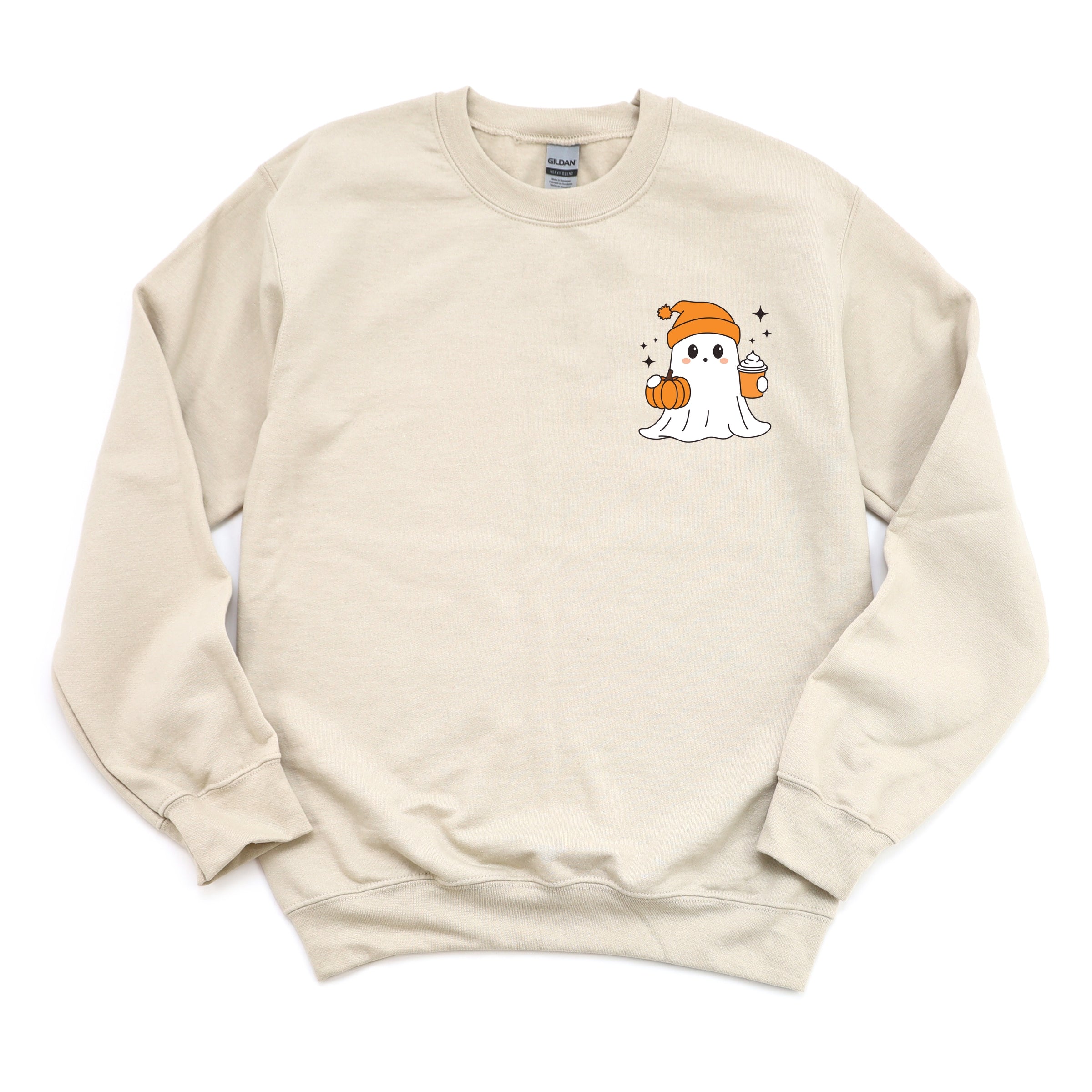 Ghost Pumpkin Spice Sparkle - Women's Graphic Sweatshirt