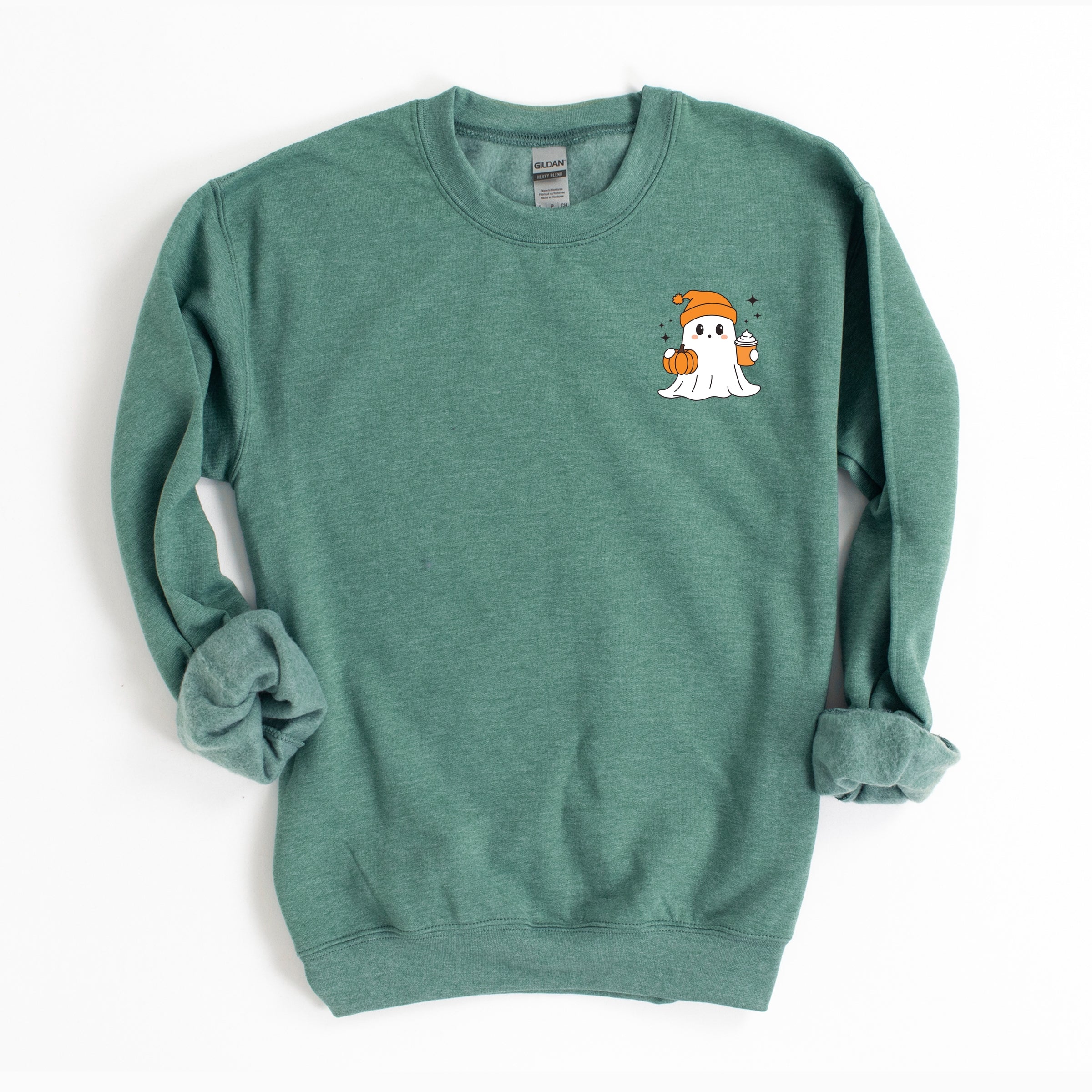 Ghost Pumpkin Spice Sparkle - Women's Graphic Sweatshirt