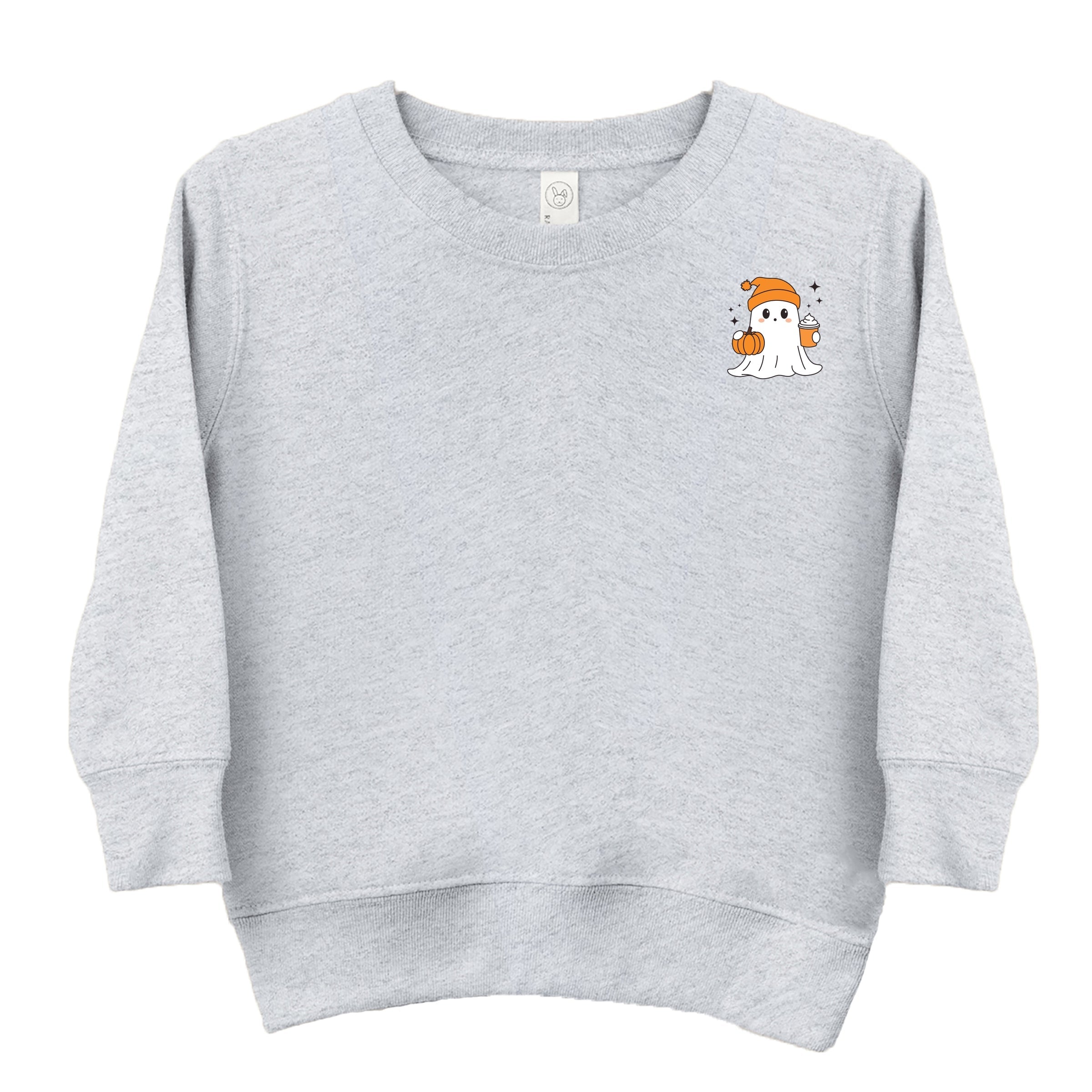 Ghost Pumpkin Spice Sparkle - Toddler Graphic Sweatshirt and Youth Graphic Sweatshirt