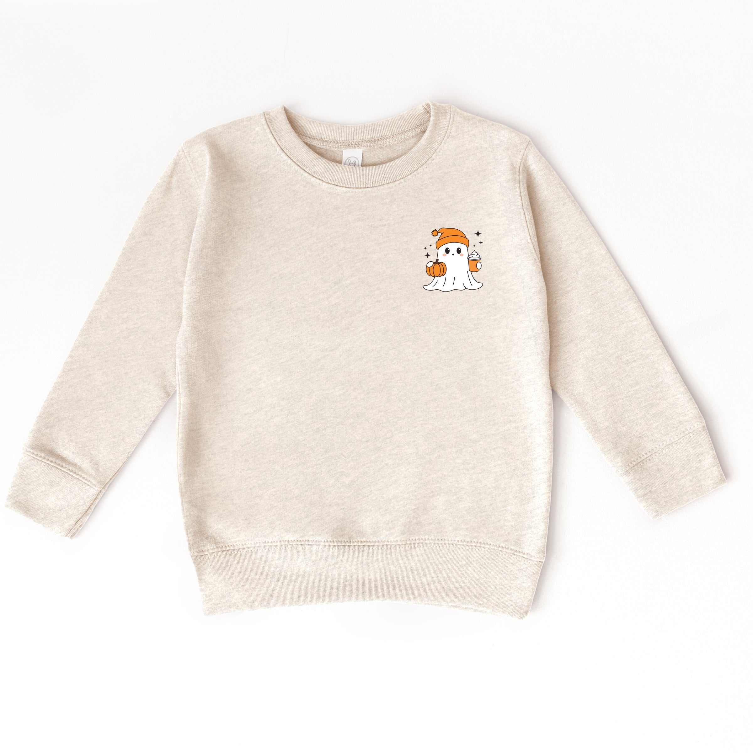 Ghost Pumpkin Spice Sparkle - Toddler Graphic Sweatshirt and Youth Graphic Sweatshirt