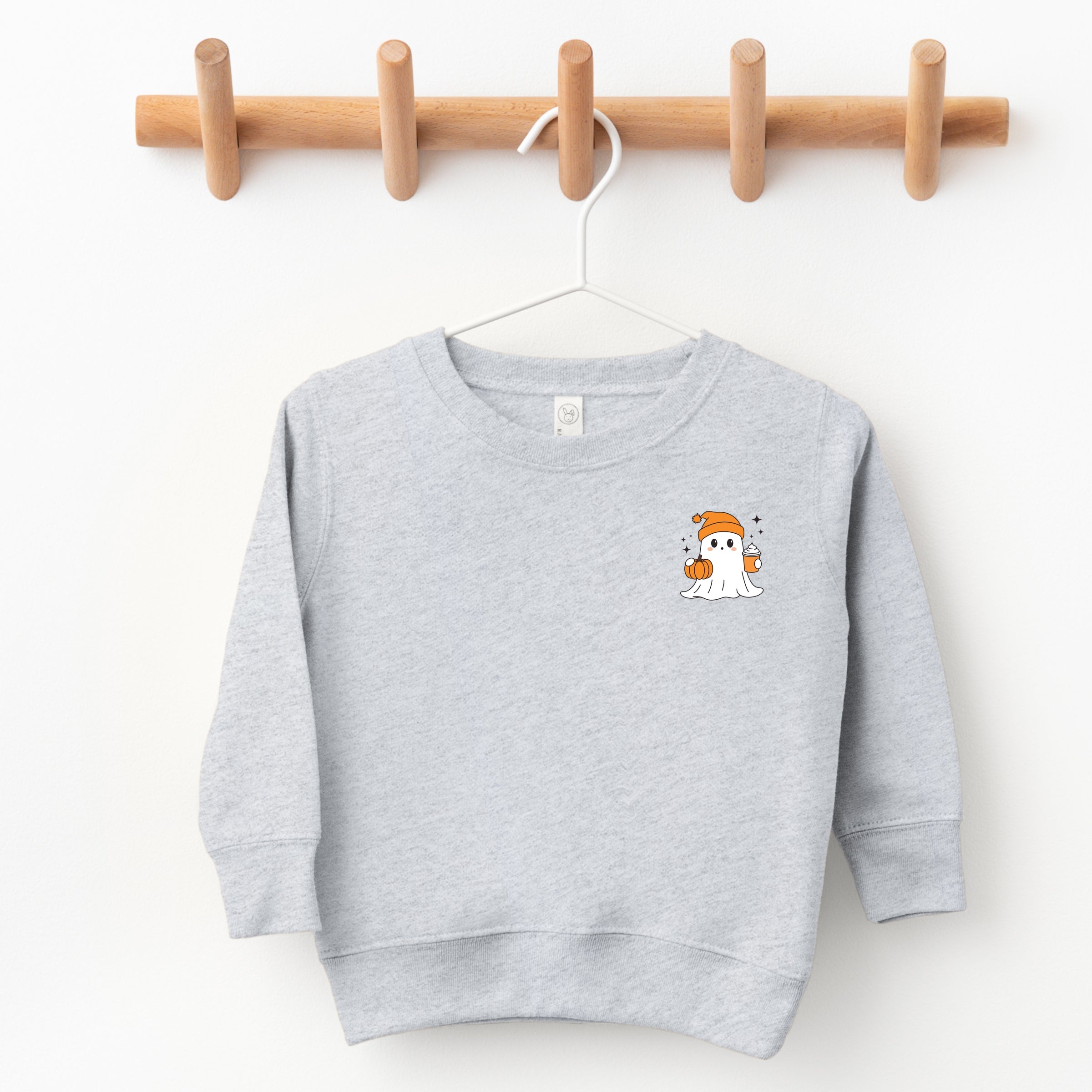 Ghost Pumpkin Spice Sparkle - Toddler Graphic Sweatshirt and Youth Graphic Sweatshirt