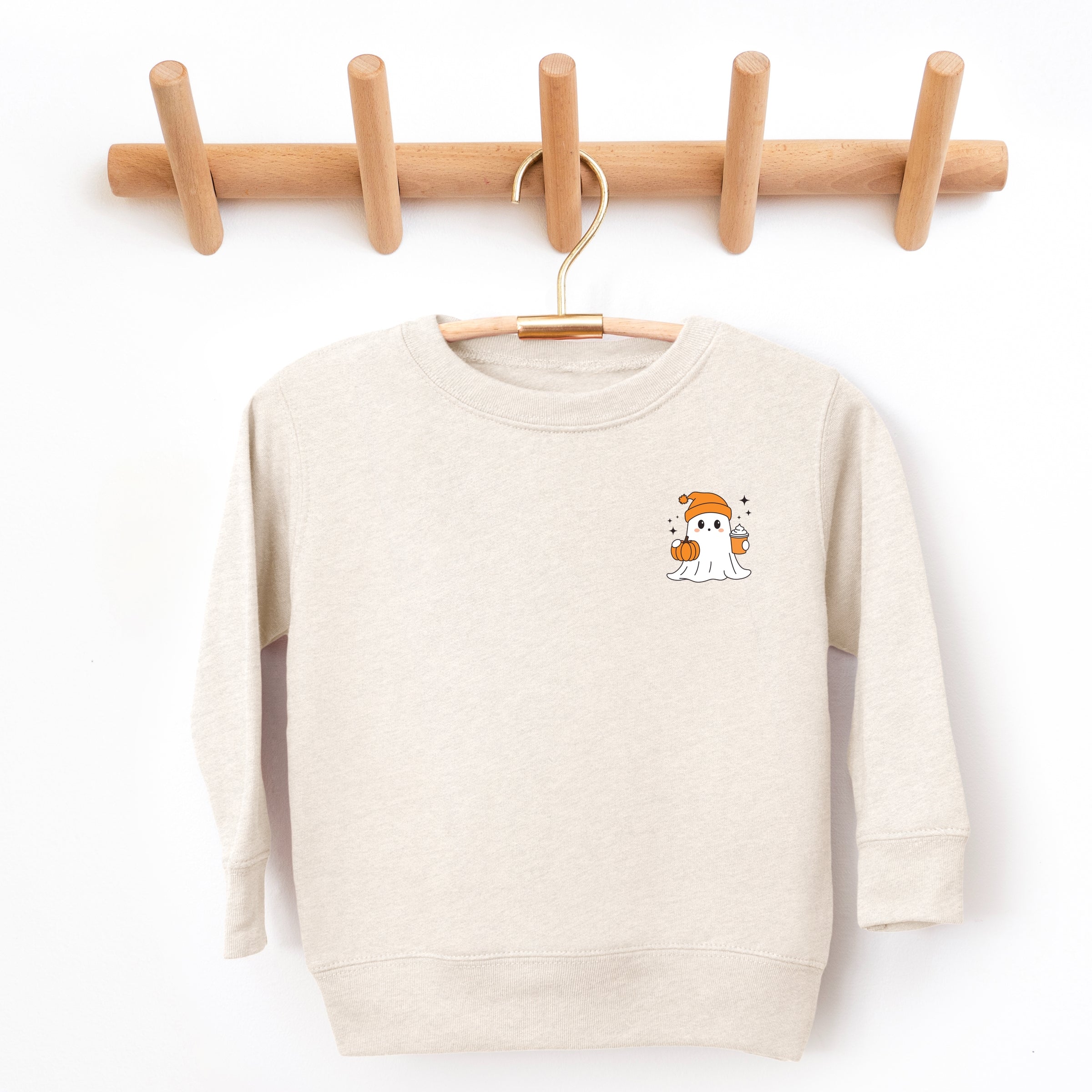 Ghost Pumpkin Spice Sparkle - Toddler Graphic Sweatshirt and Youth Graphic Sweatshirt