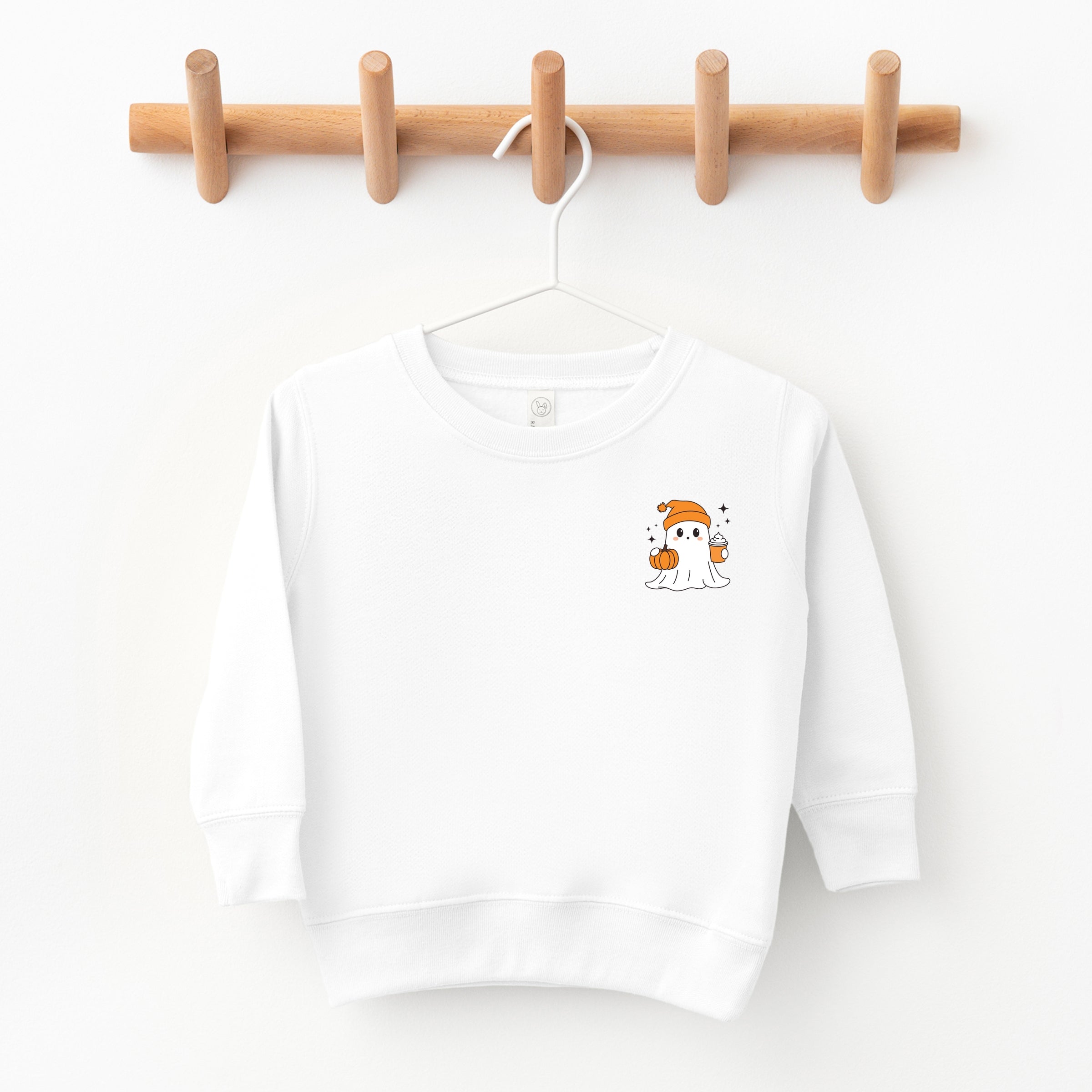 Ghost Pumpkin Spice Sparkle - Toddler Graphic Sweatshirt and Youth Graphic Sweatshirt