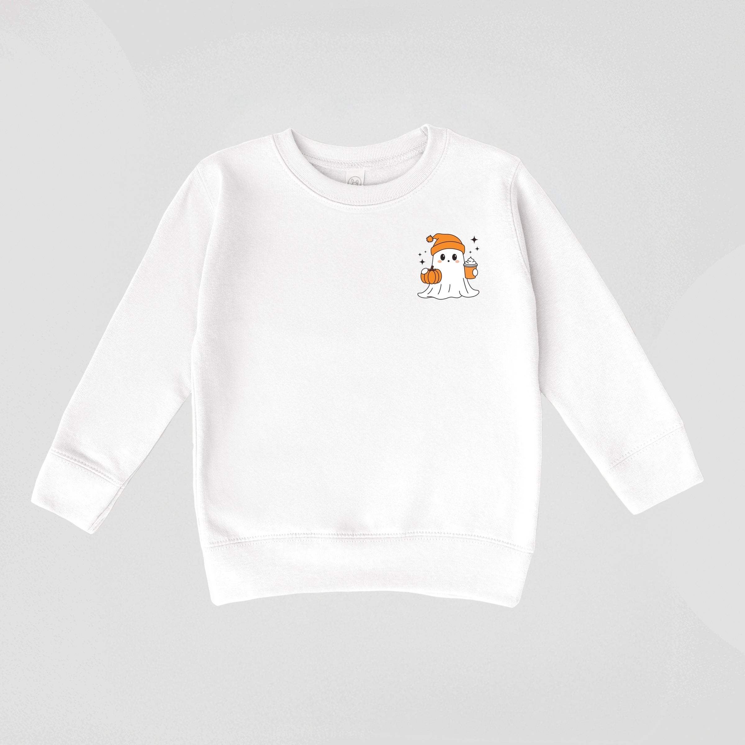 Ghost Pumpkin Spice Sparkle - Toddler Graphic Sweatshirt and Youth Graphic Sweatshirt