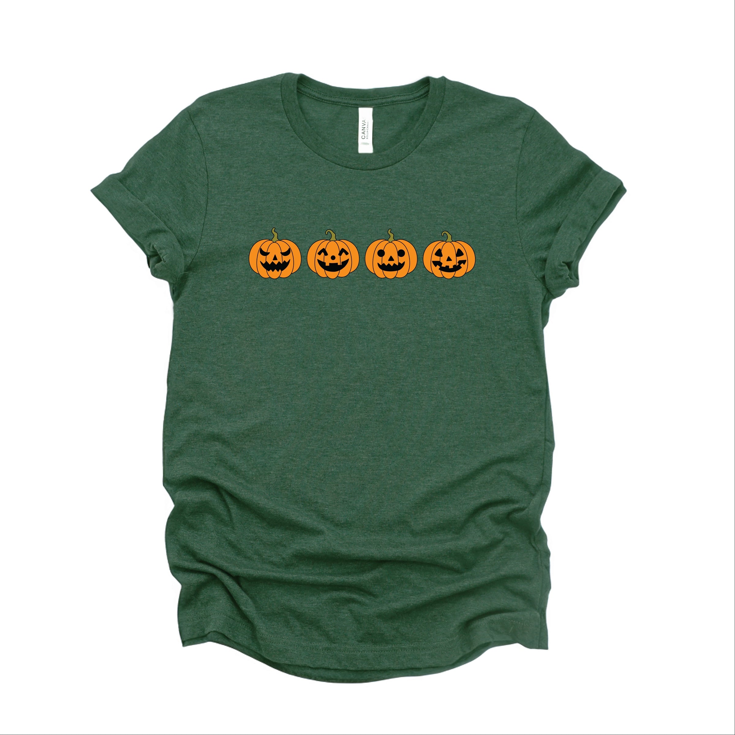 Four Pumpkins - Women's Short Sleeve Graphic T-Shirt