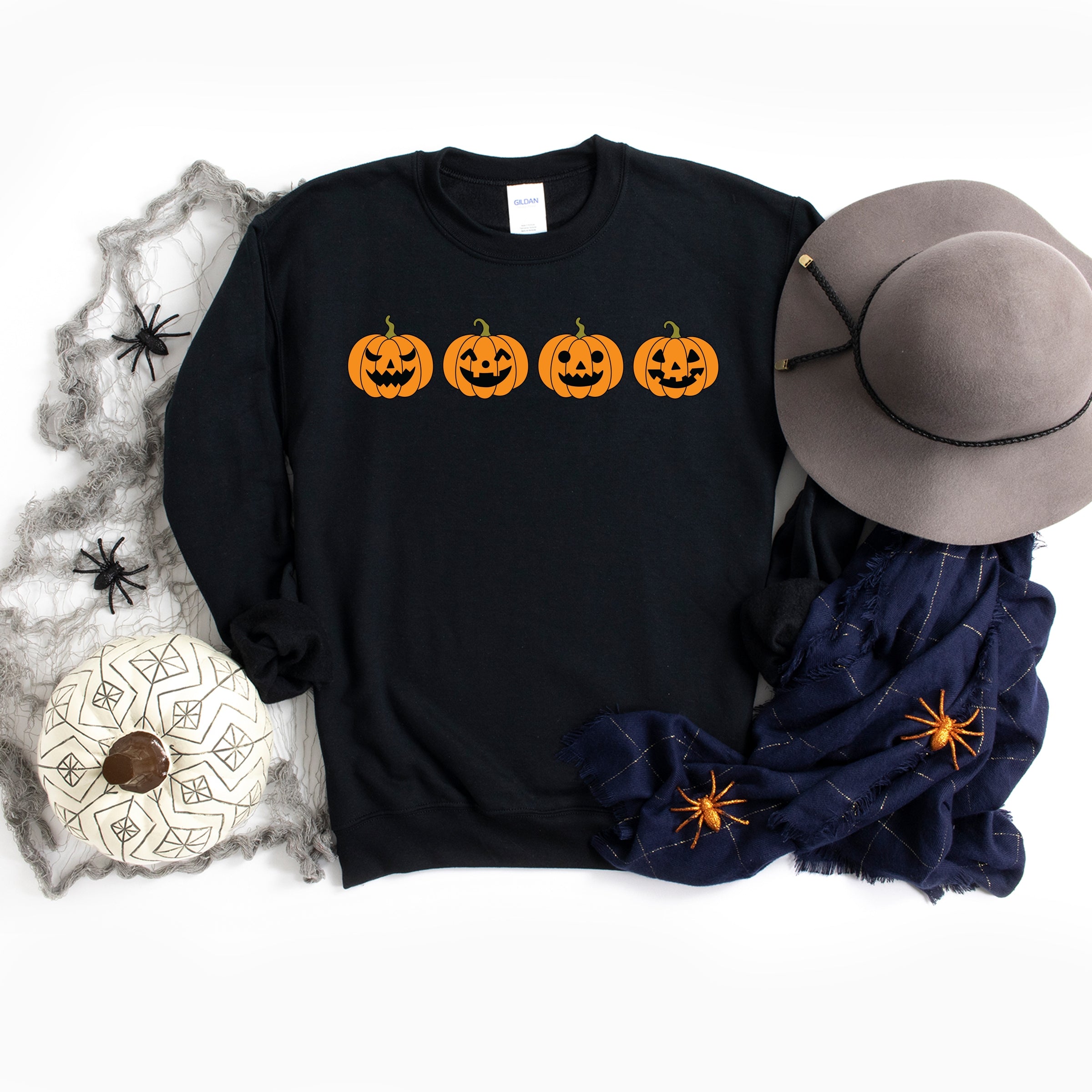 Four Pumpkins - Women's Graphic Sweatshirt