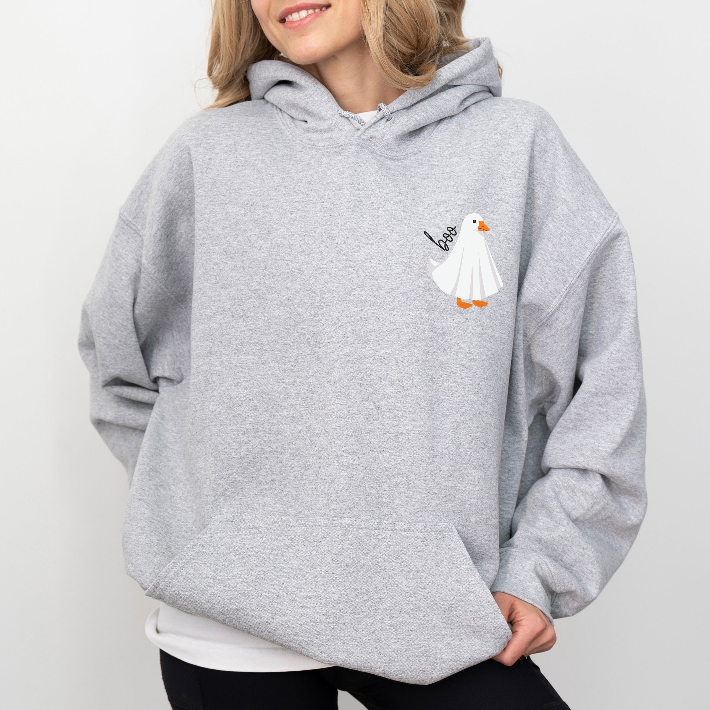 Boo Ghost Goose - Women's Graphic Hoodie