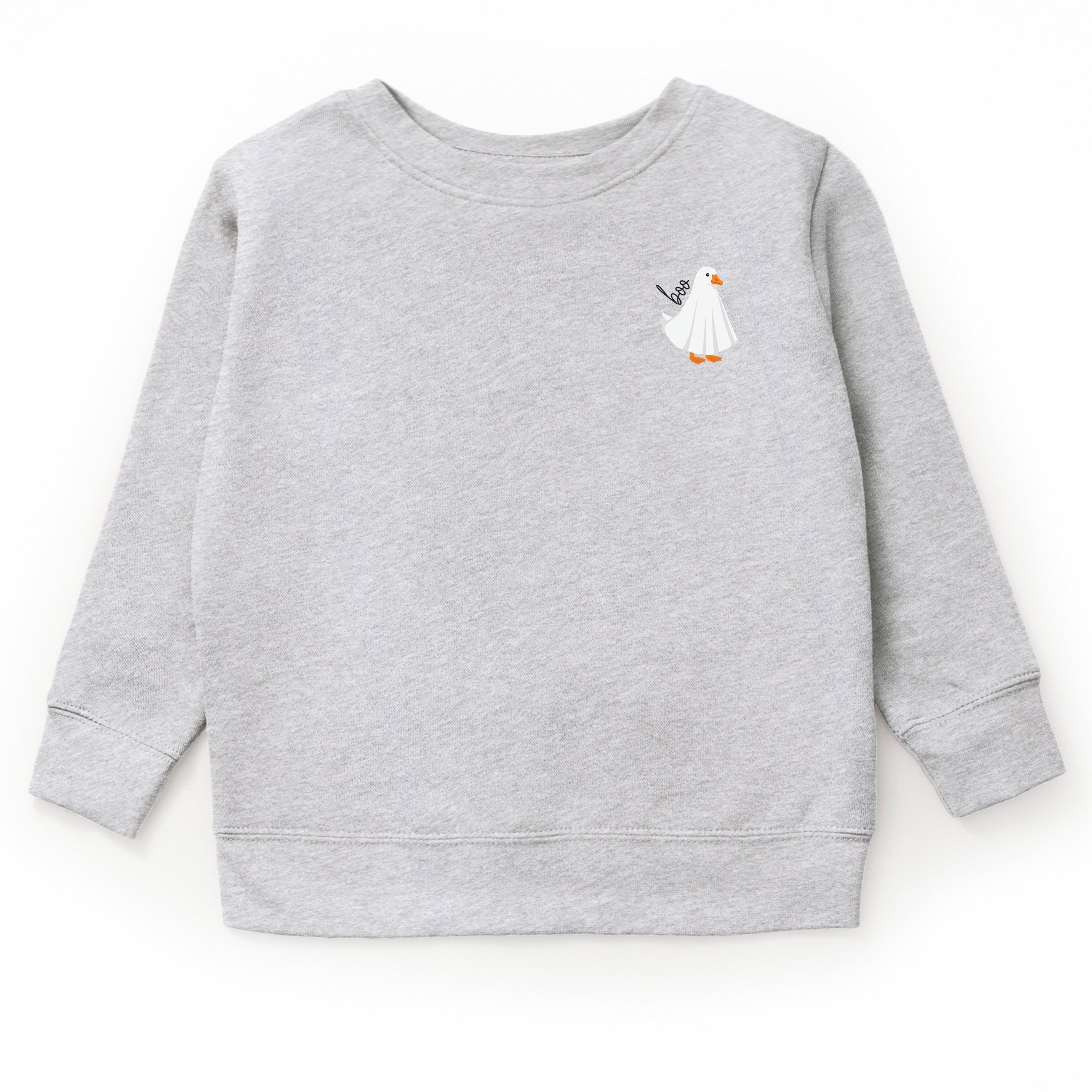 Boo Ghost Goose - Toddler Graphic Sweatshirt and Youth Graphic Sweatshirt