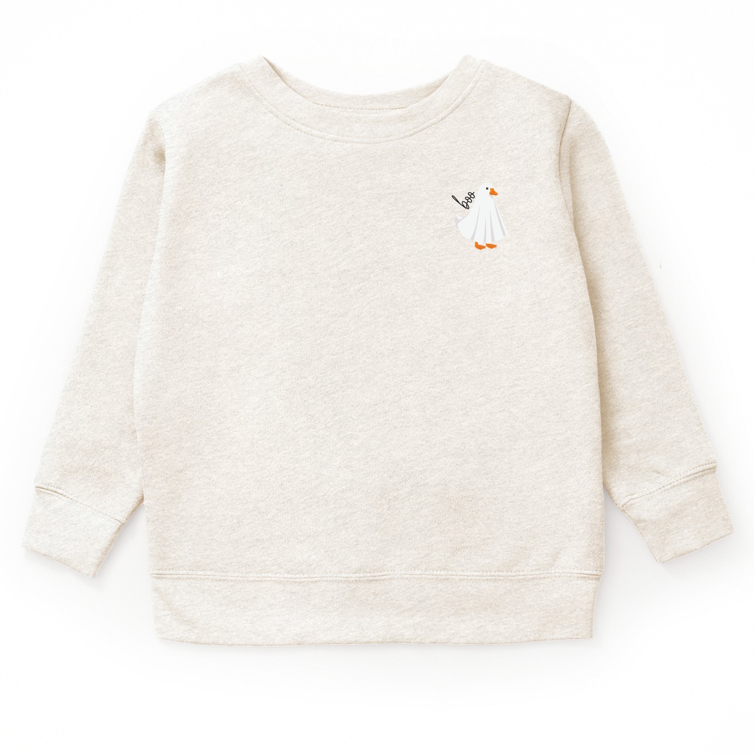 Boo Ghost Goose - Toddler Graphic Sweatshirt and Youth Graphic Sweatshirt