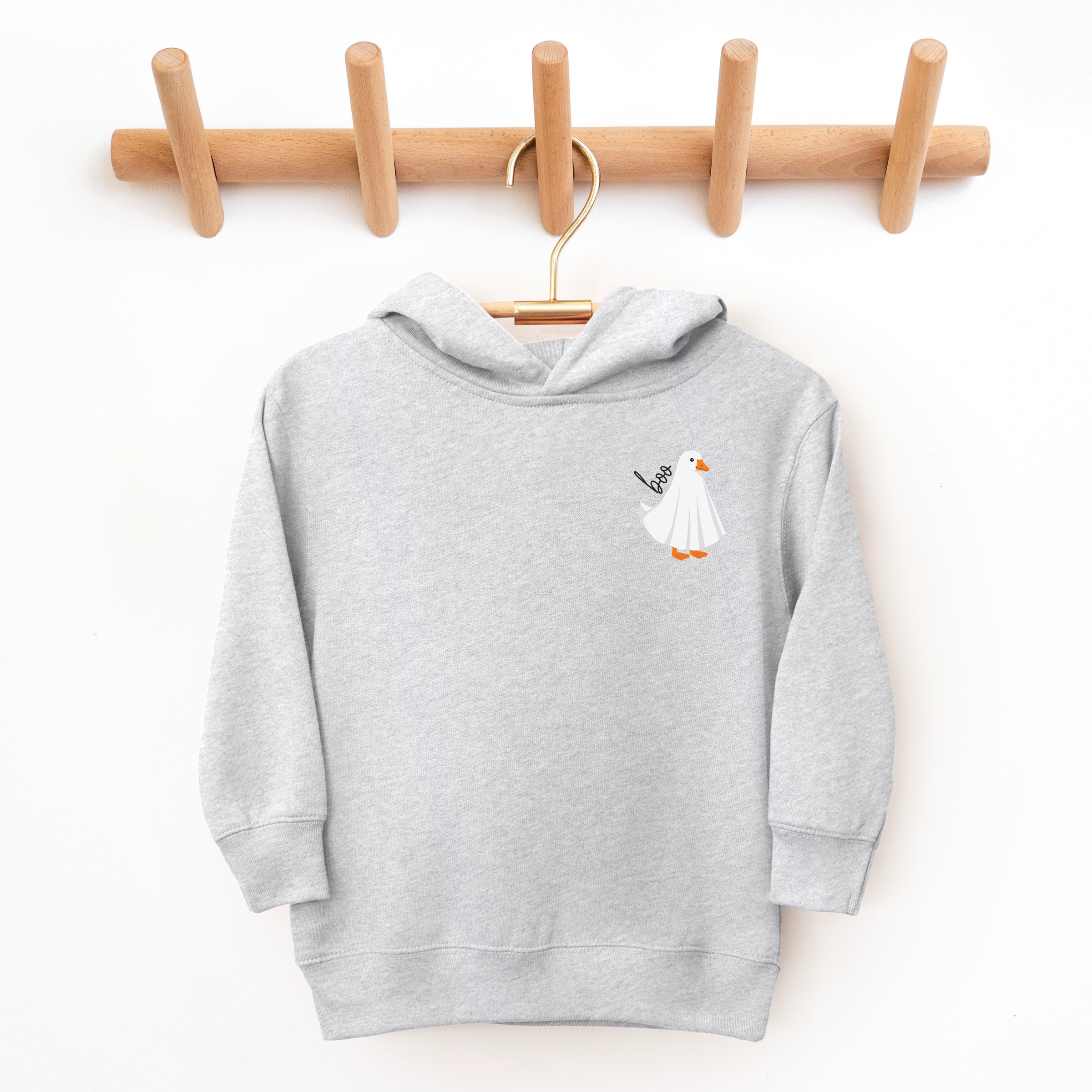 Boo Ghost Goose - Toddler Hoodie and Youth Graphic Hoodie