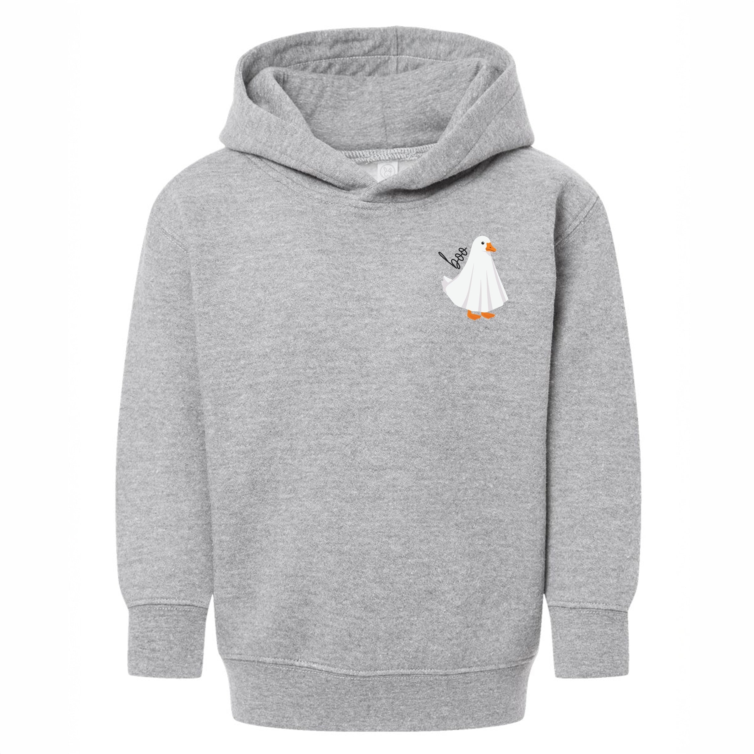 Boo Ghost Goose - Toddler Hoodie and Youth Graphic Hoodie