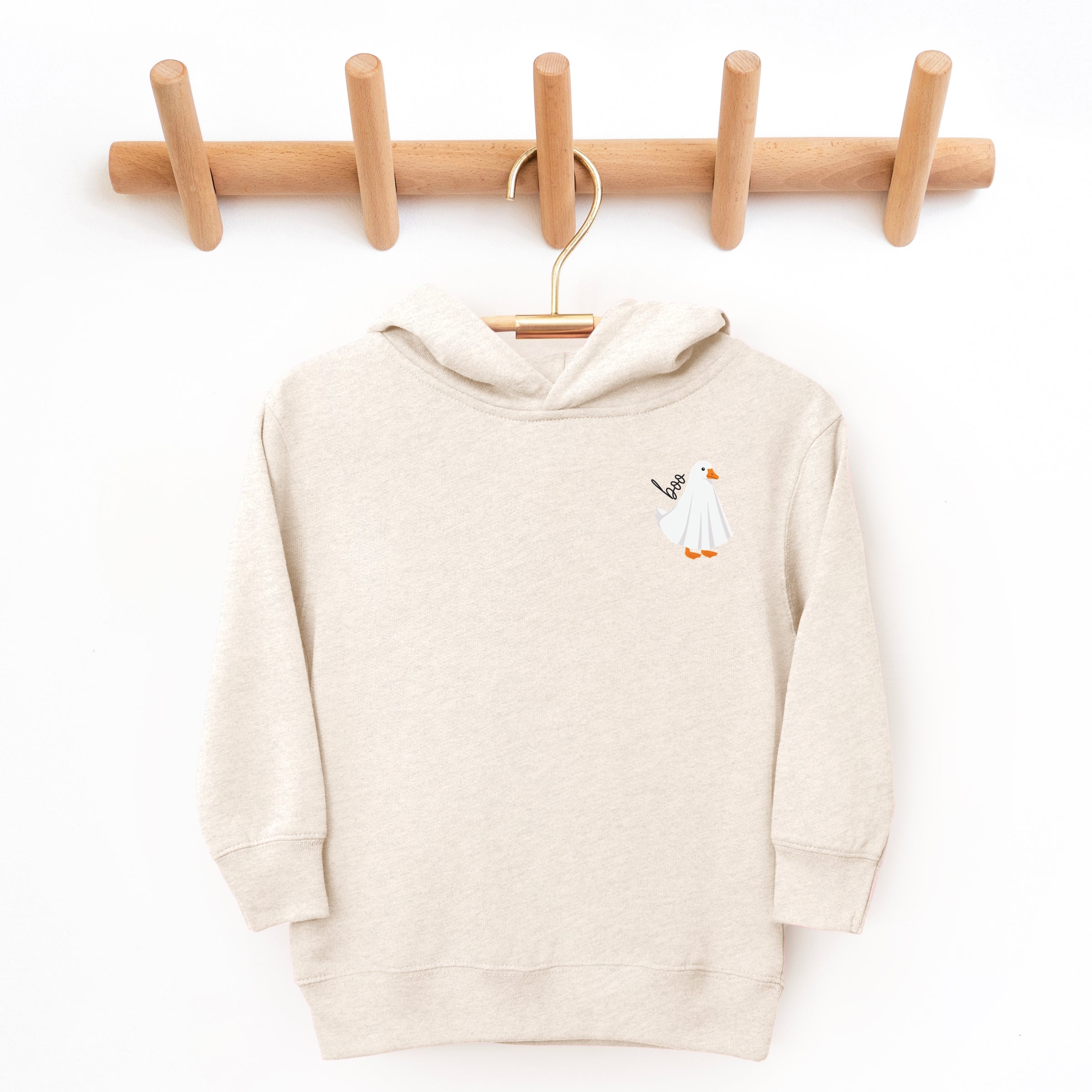 Boo Ghost Goose - Toddler Hoodie and Youth Graphic Hoodie