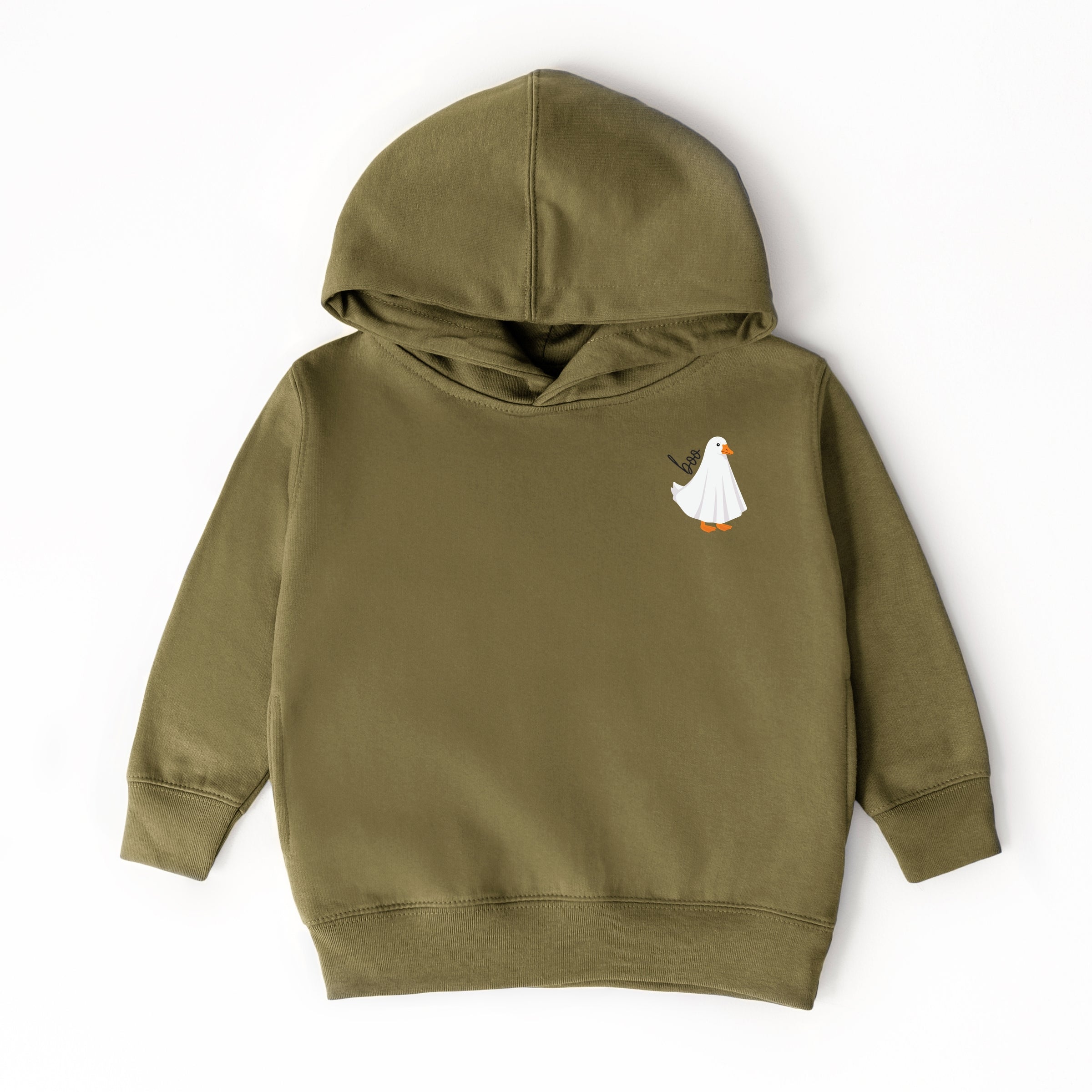 Boo Ghost Goose - Toddler Hoodie and Youth Graphic Hoodie