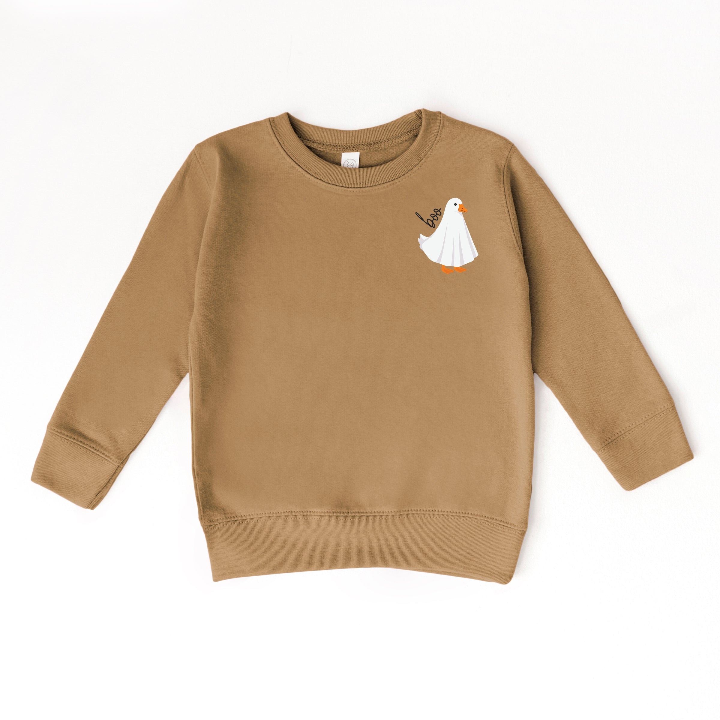 Boo Ghost Goose - Toddler Graphic Sweatshirt and Youth Graphic Sweatshirt