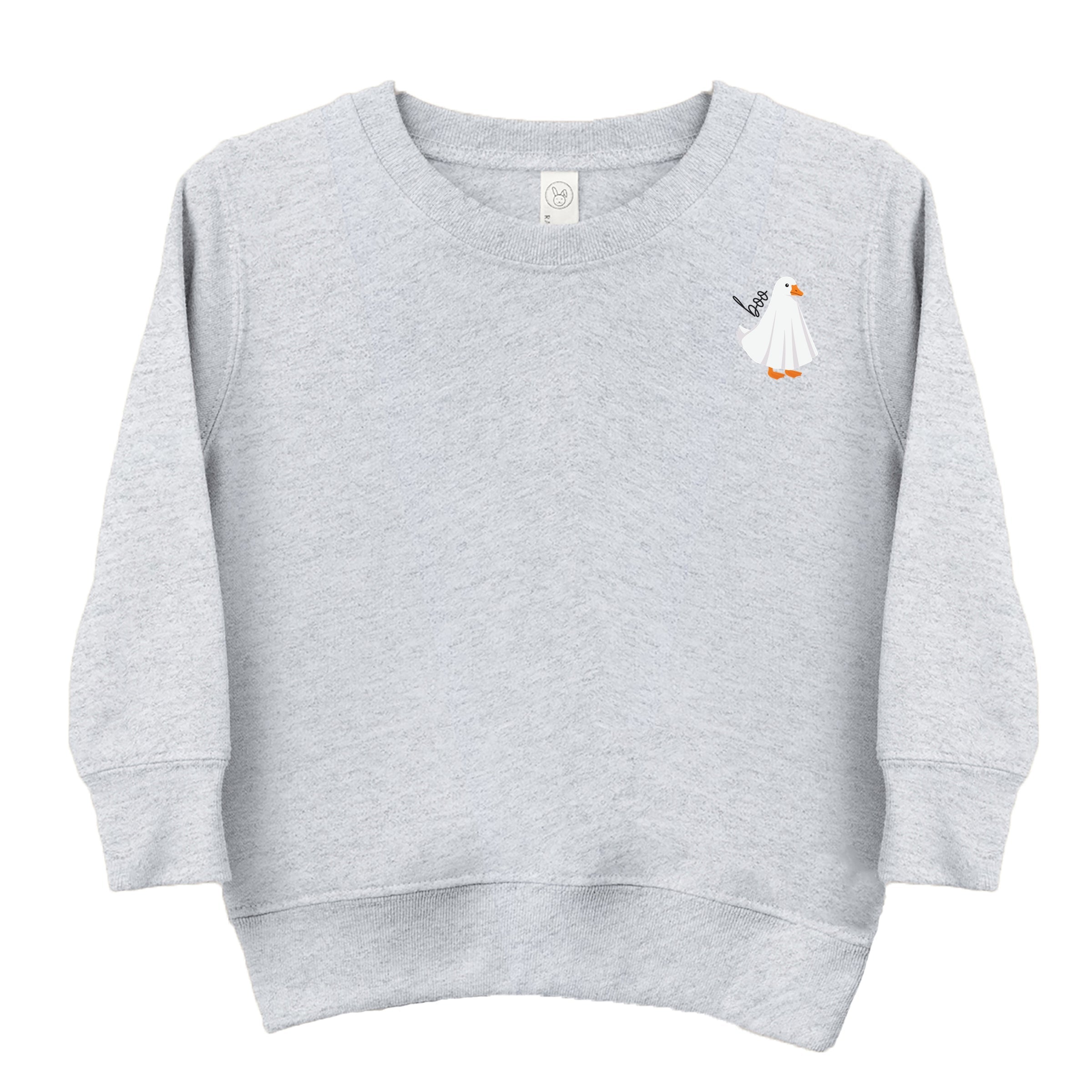 Boo Ghost Goose - Toddler Graphic Sweatshirt and Youth Graphic Sweatshirt