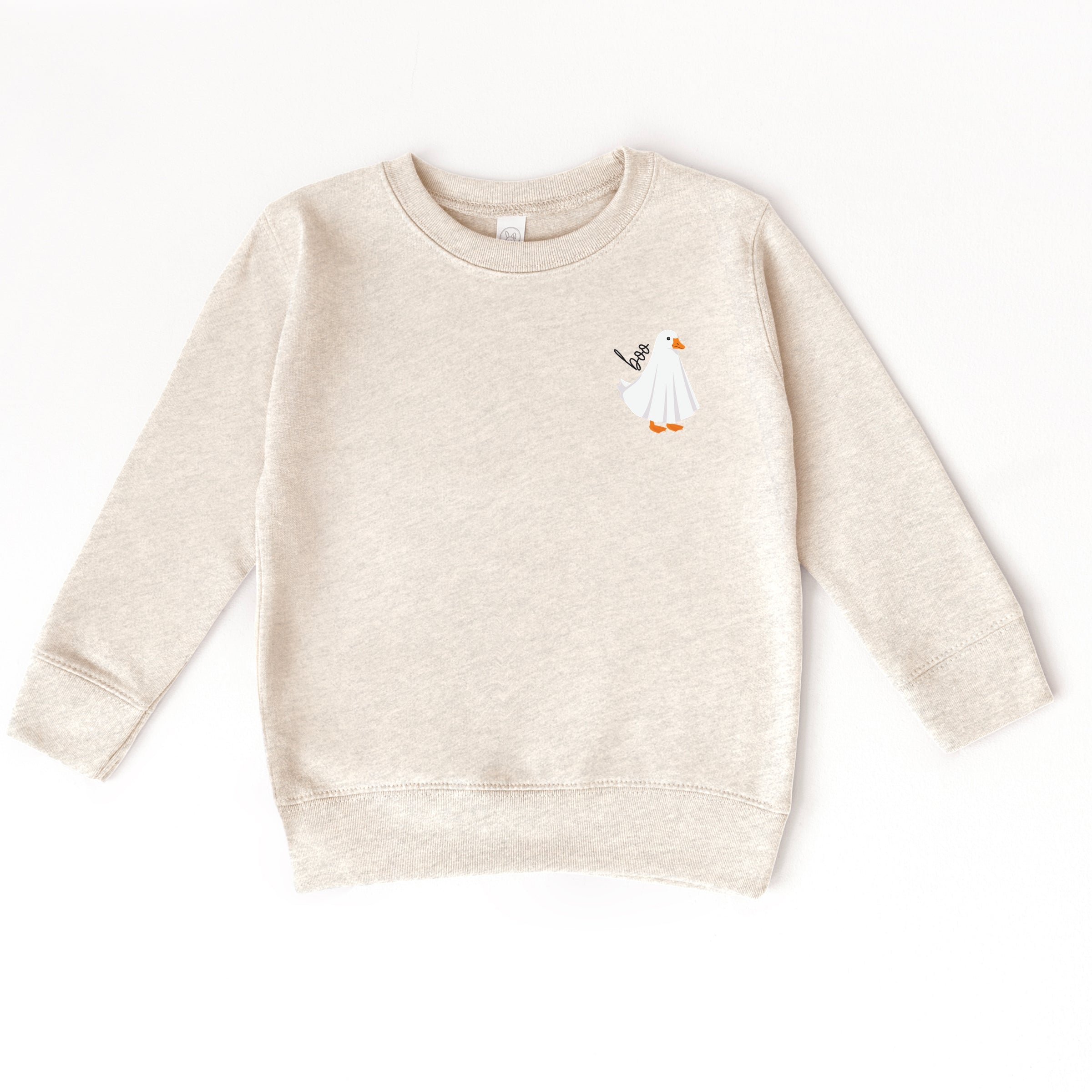 Boo Ghost Goose - Toddler Graphic Sweatshirt and Youth Graphic Sweatshirt