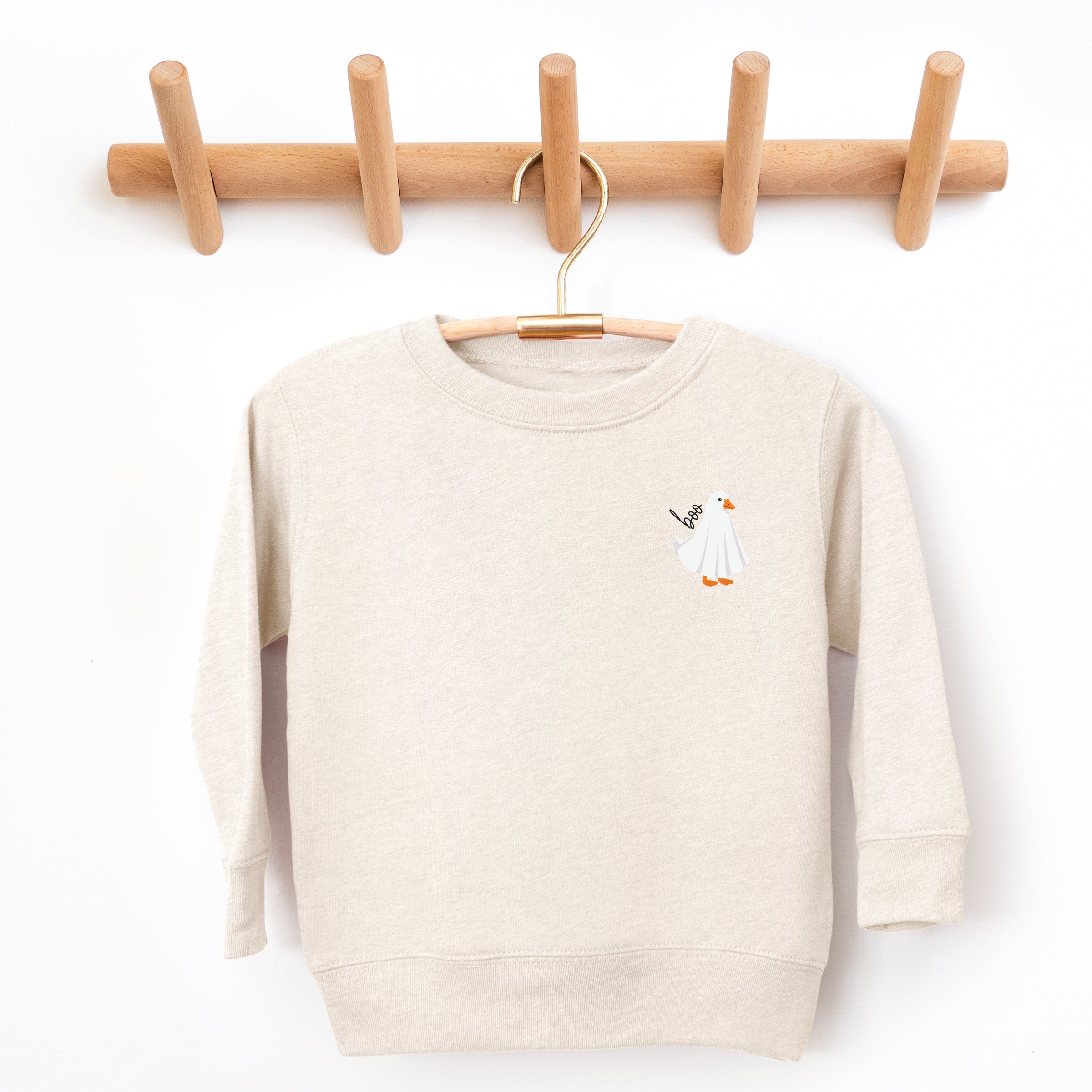 Boo Ghost Goose - Toddler Graphic Sweatshirt and Youth Graphic Sweatshirt