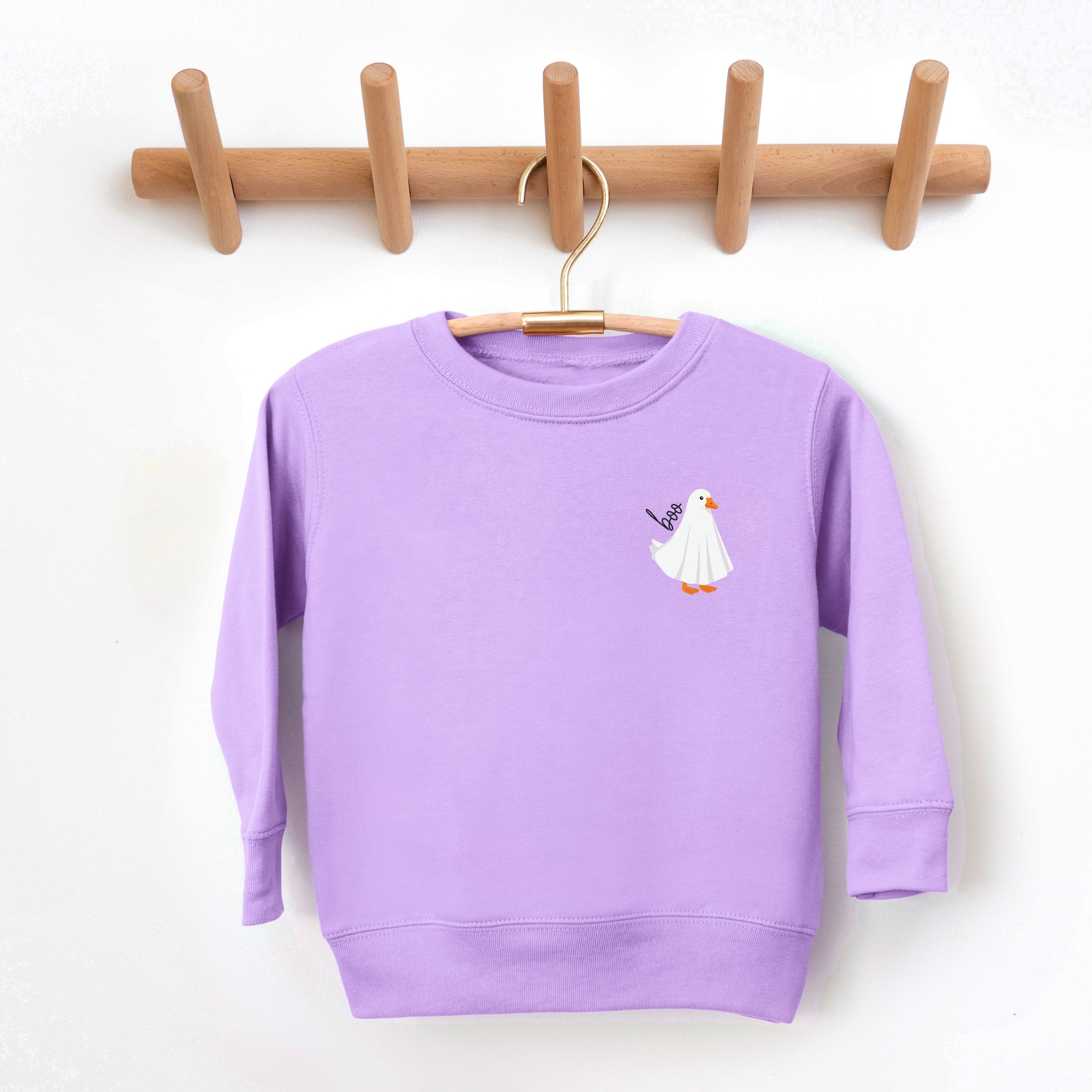 Boo Ghost Goose - Toddler Graphic Sweatshirt and Youth Graphic Sweatshirt