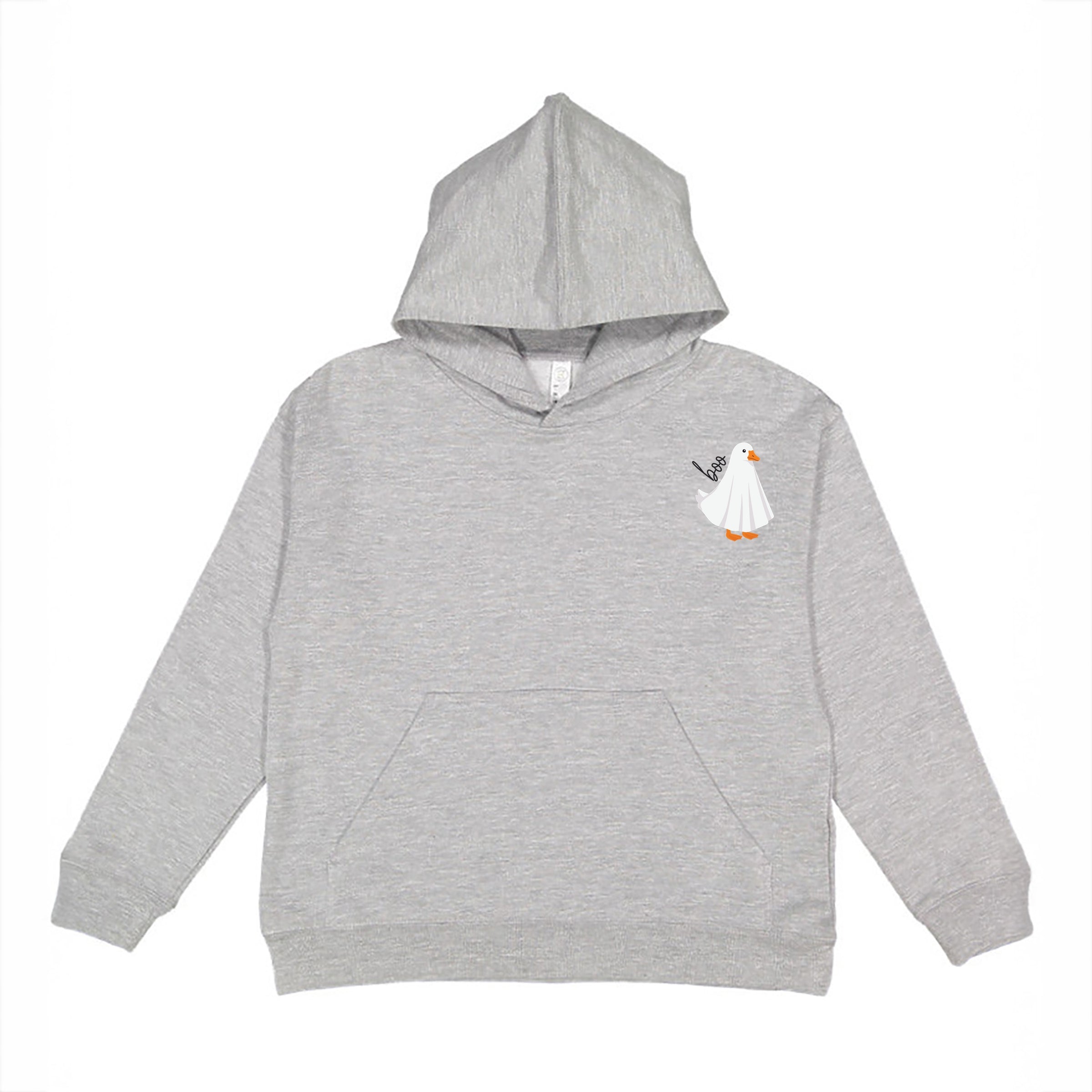 Boo Ghost Goose - Toddler Hoodie and Youth Graphic Hoodie