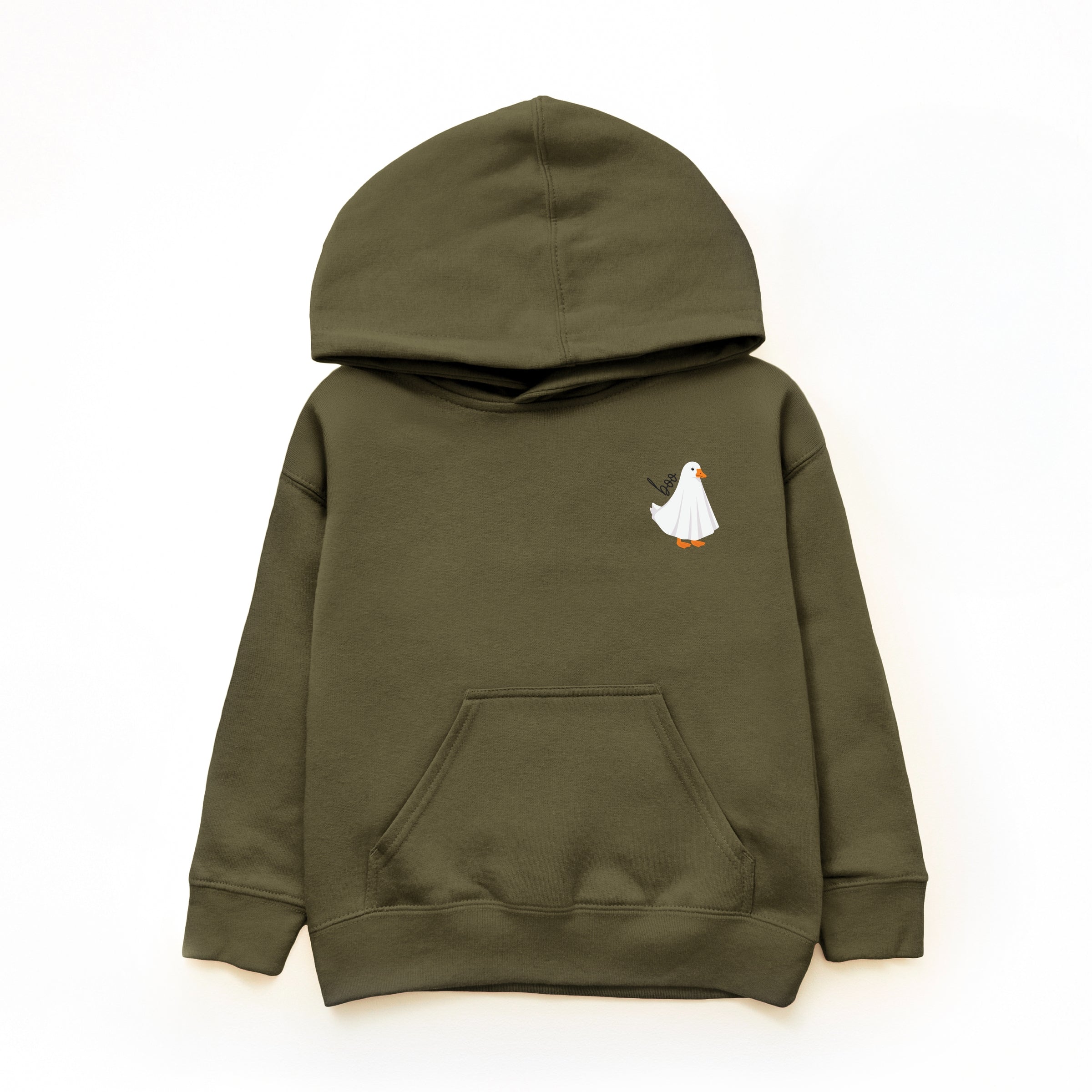 Boo Ghost Goose - Toddler Hoodie and Youth Graphic Hoodie