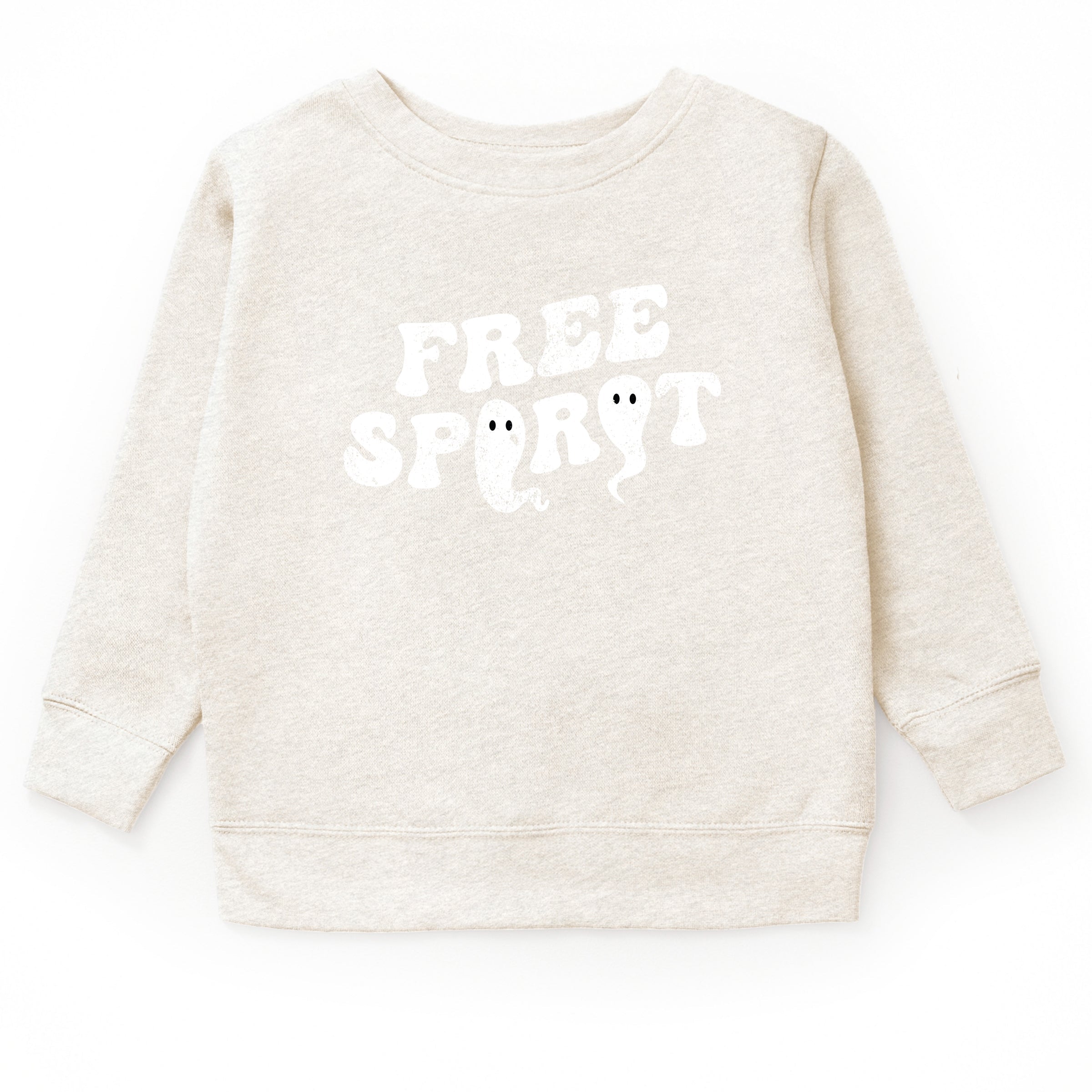 Free Spirit Ghost Distressed  - Youth Graphic Sweatshirt