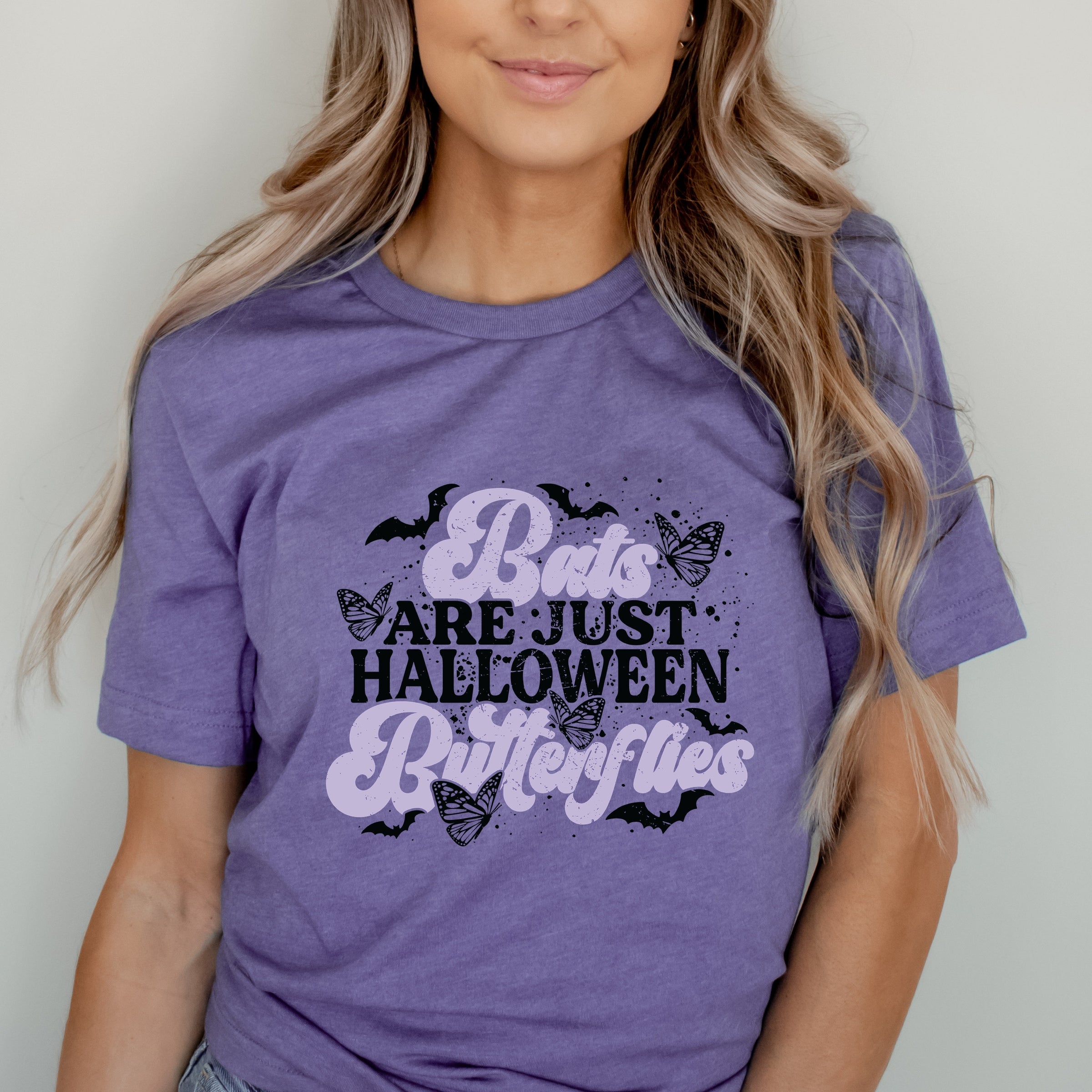 Bats Are Just Halloween Butterflies - Women's Short Sleeve Tee
