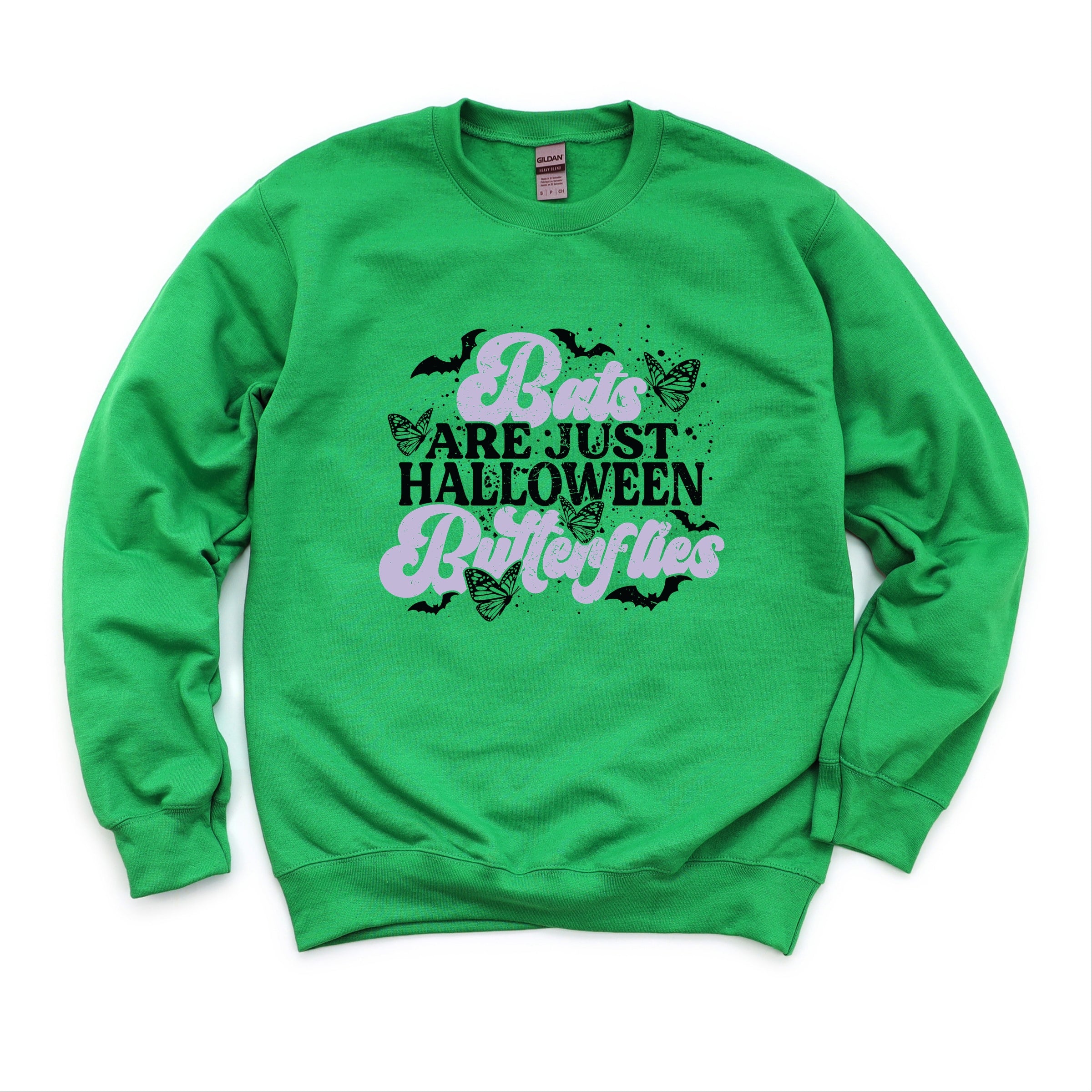 Bats Are Just Halloween Butterflies -  Womens Sweatshirt