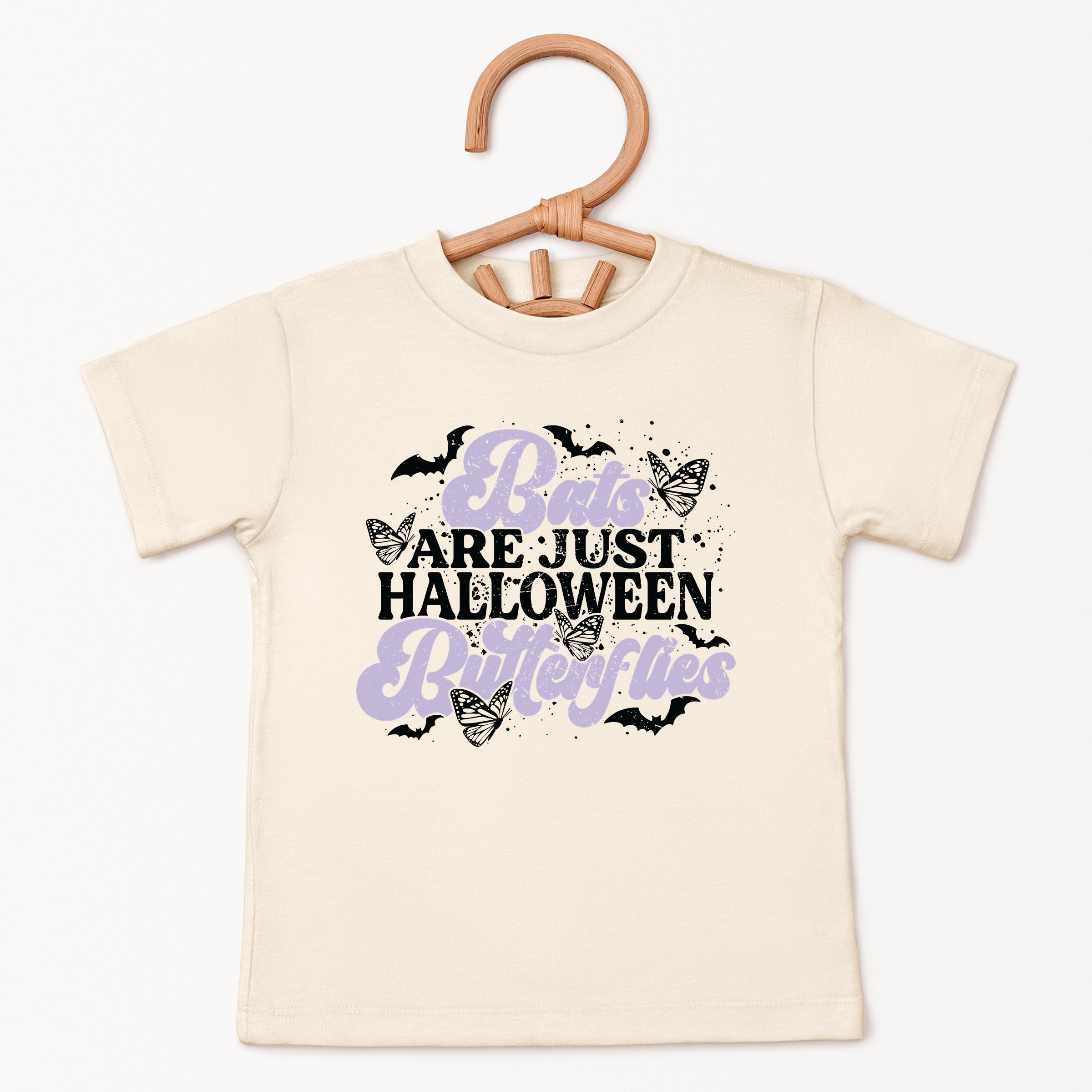 Bats Are Just Halloween Butterflies - Youth Short Sleeve Graphic T-Shirt and Toddler Short Sleeve Graphic T-Shirt