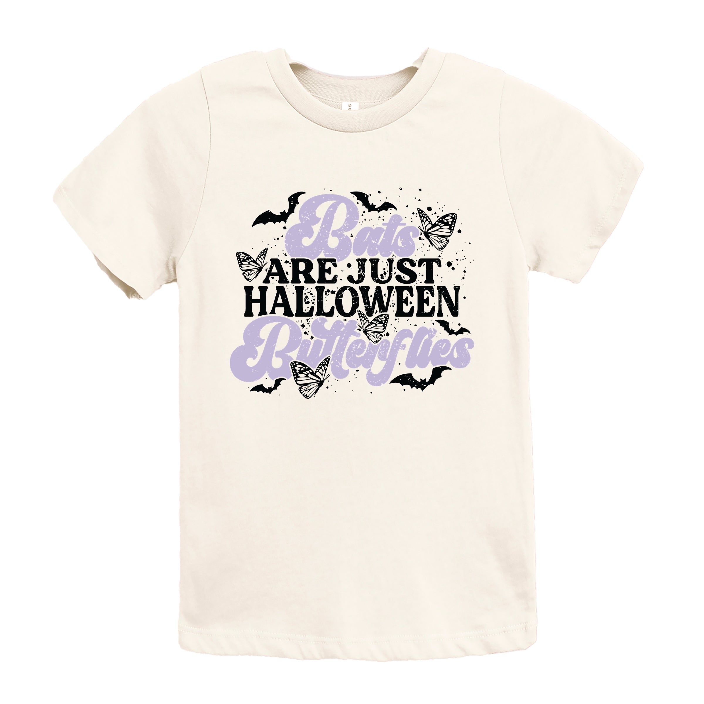 Bats Are Just Halloween Butterflies - Youth Short Sleeve Graphic T-Shirt and Toddler Short Sleeve Graphic T-Shirt
