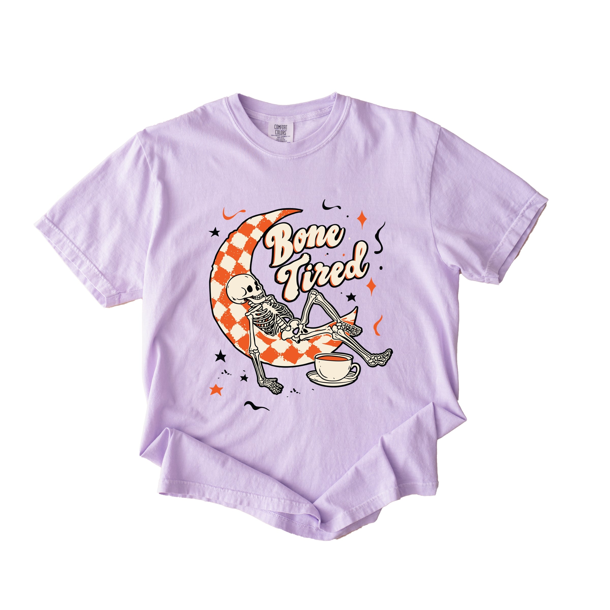 Bone Tired Moon - Womens Garment Dyed Tee