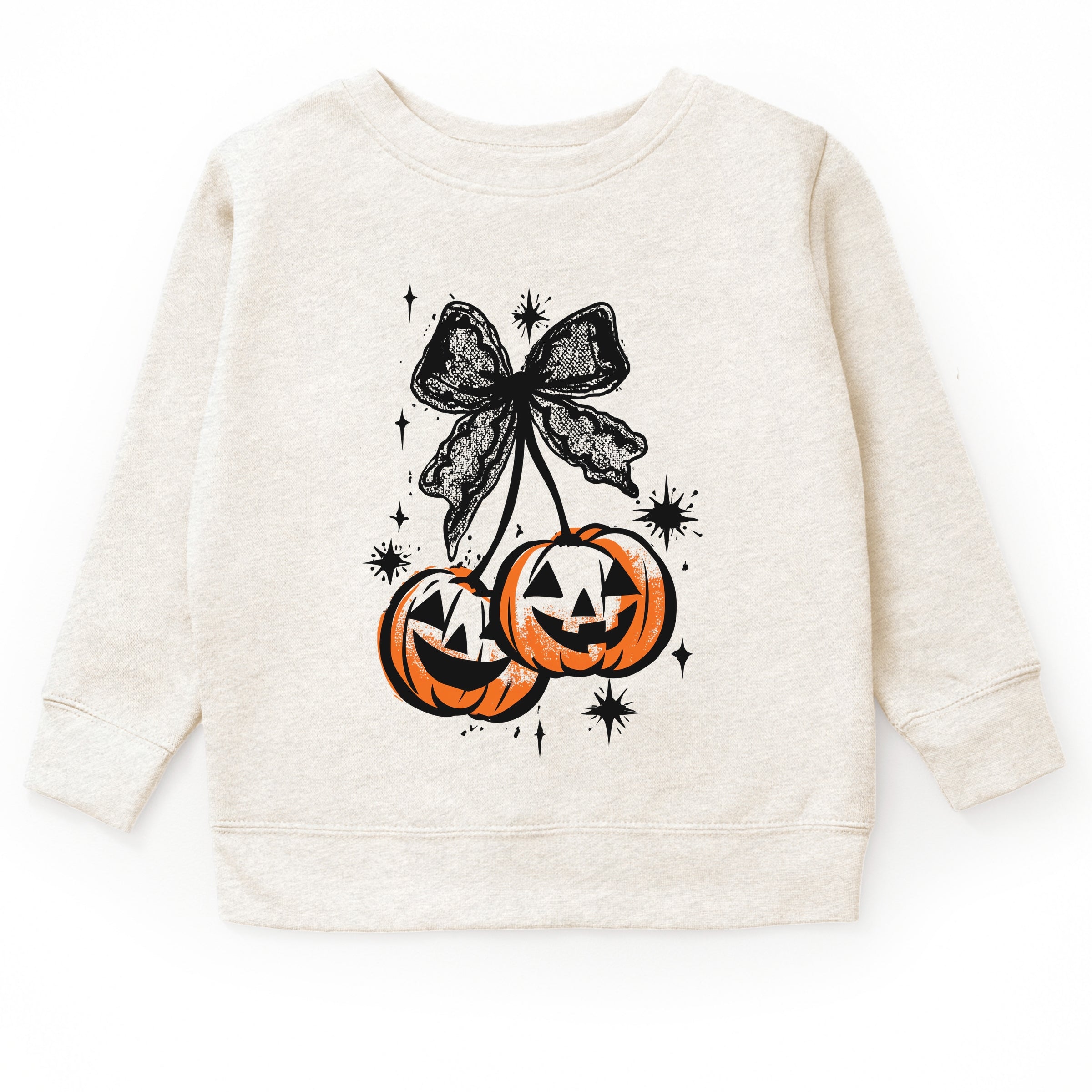 Coquette Pumpkin Cherries - Toddler Graphic Sweatshirt and Youth Graphic Sweatshirt