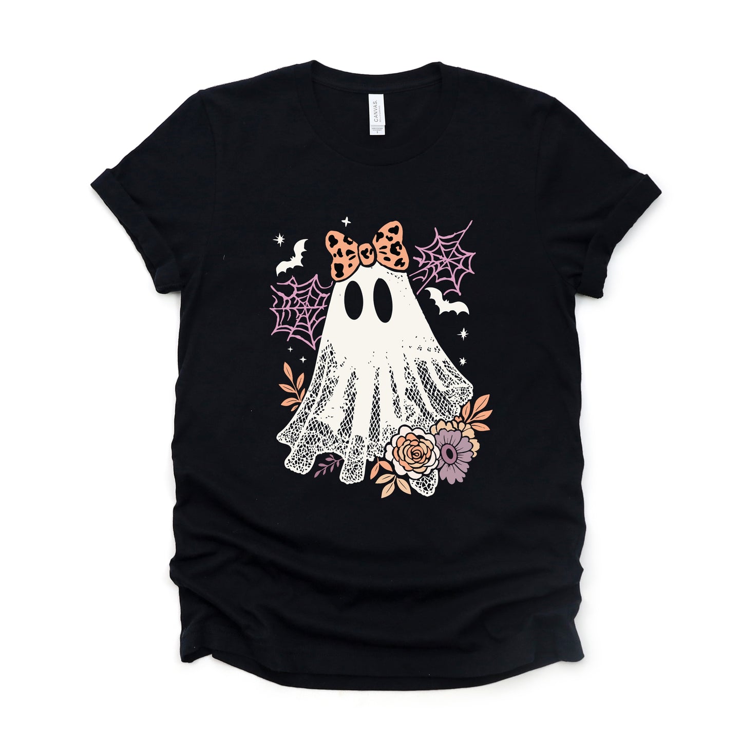 Coquette Ghost Roses  - Womens Short Sleeve Tee