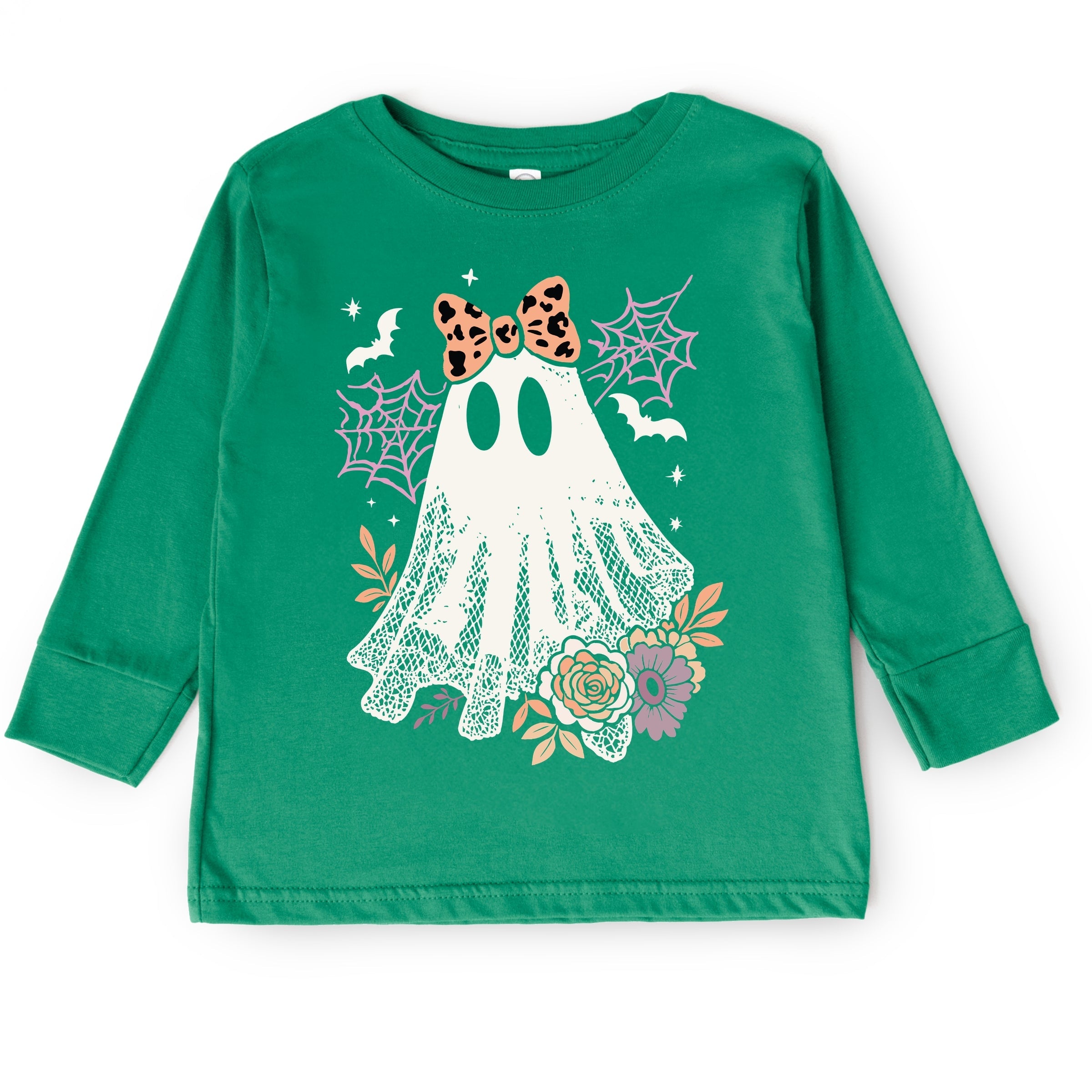 Coquette Ghost Roses - Toddler Long Sleeve Graphic Tee and Youth Long Sleeve Graphic T-Shirt