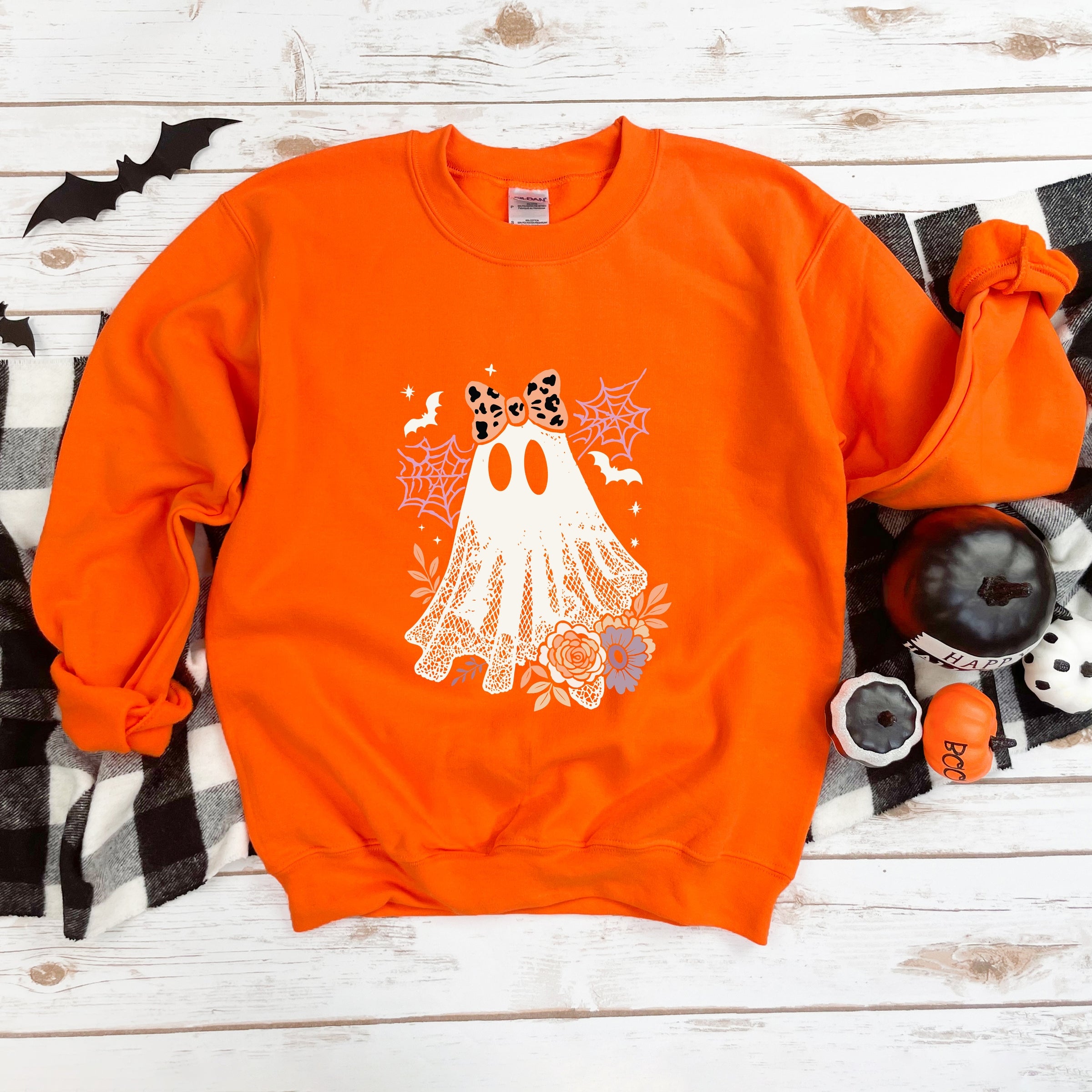 Coquette Ghost Roses  -  Womens Sweatshirt