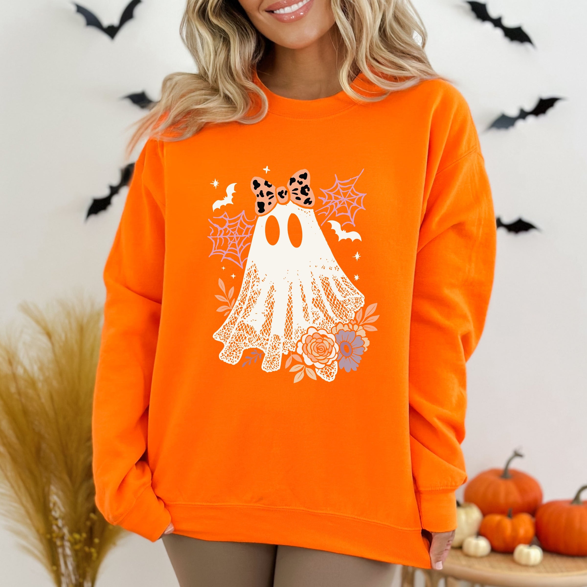 Coquette Ghost Roses  -  Womens Sweatshirt