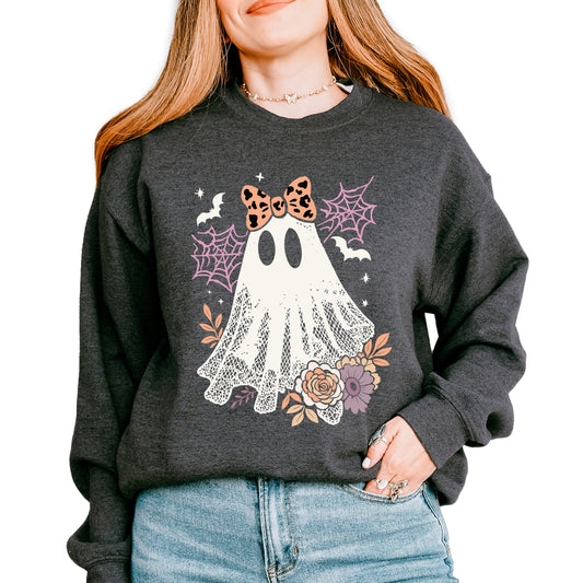 Coquette Ghost Roses  -  Womens Sweatshirt