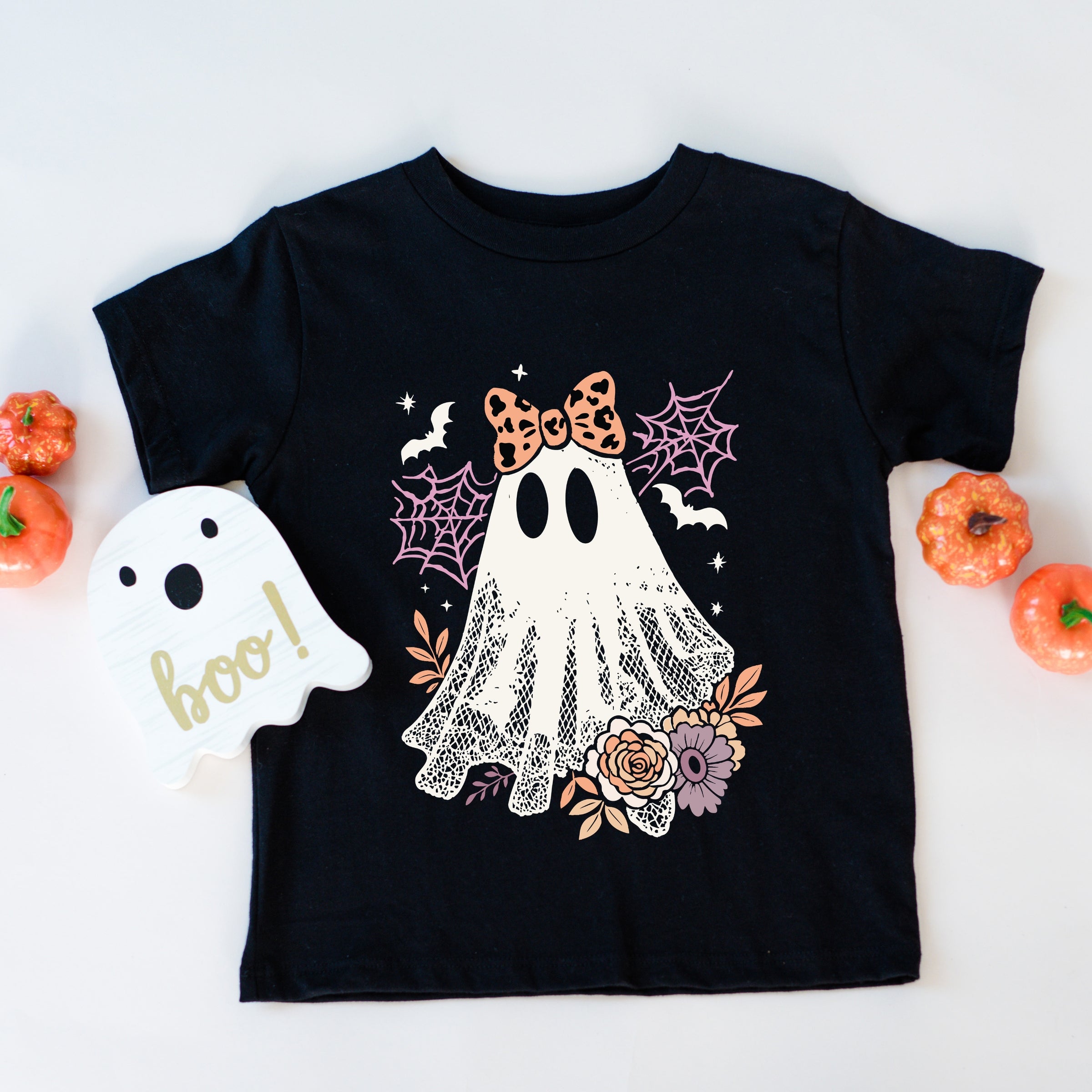 Coquette Ghost Roses - Youth Short Sleeve Graphic T-Shirt and Toddler Short Sleeve Graphic T-Shirt