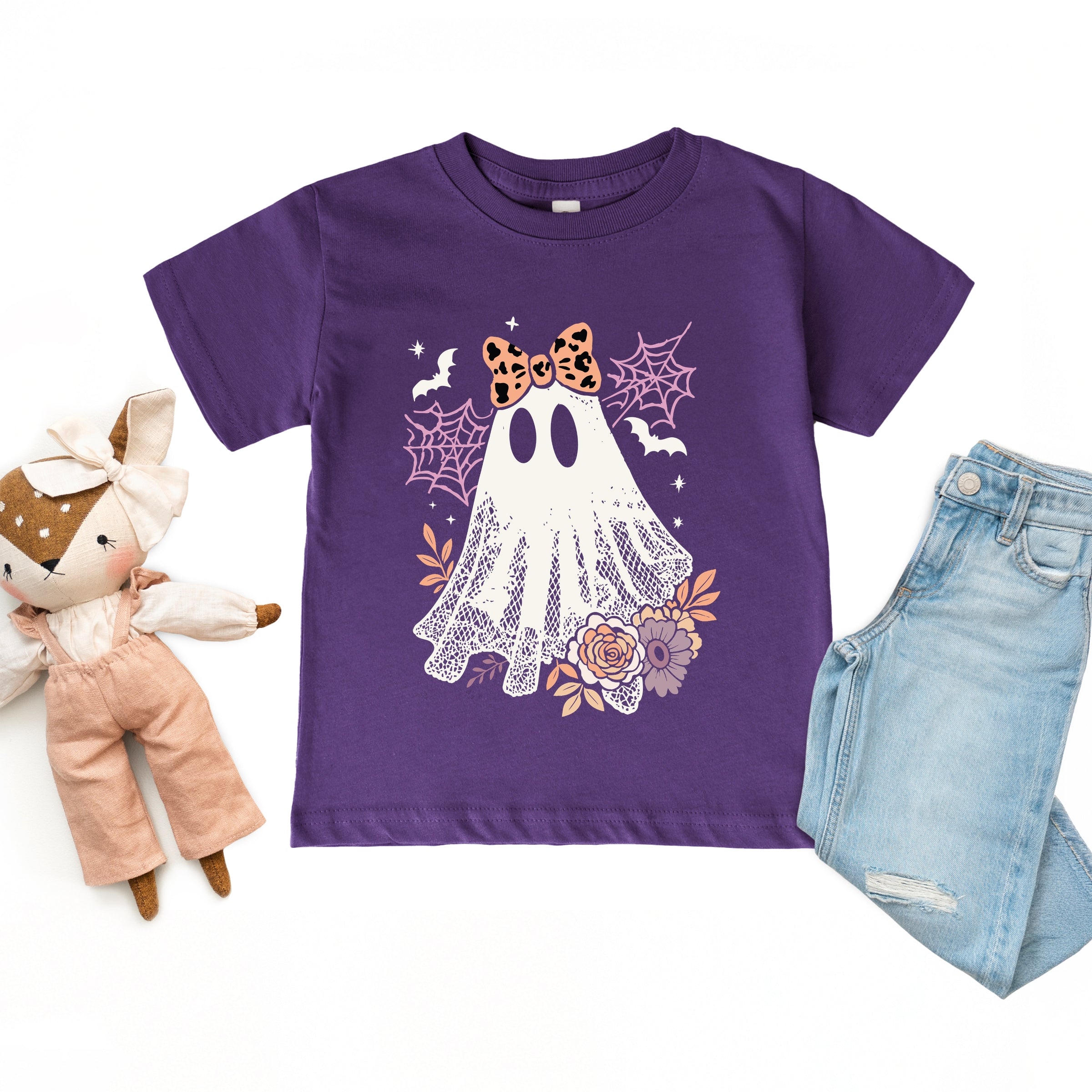Coquette Ghost Roses - Youth Short Sleeve Graphic T-Shirt and Toddler Short Sleeve Graphic T-Shirt