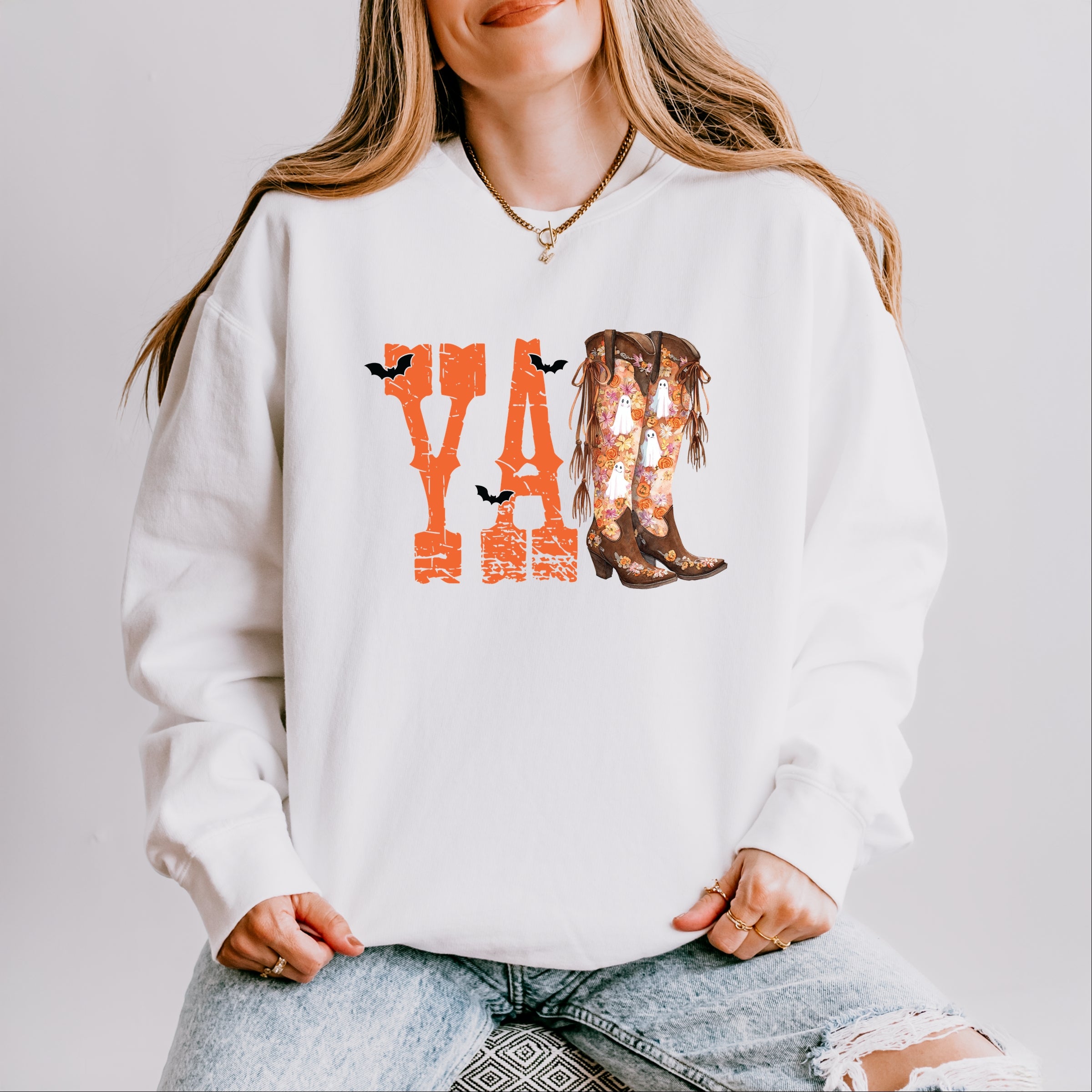 Y'all Bats - Womens Lightweight Garment Dyed Sweatshirt