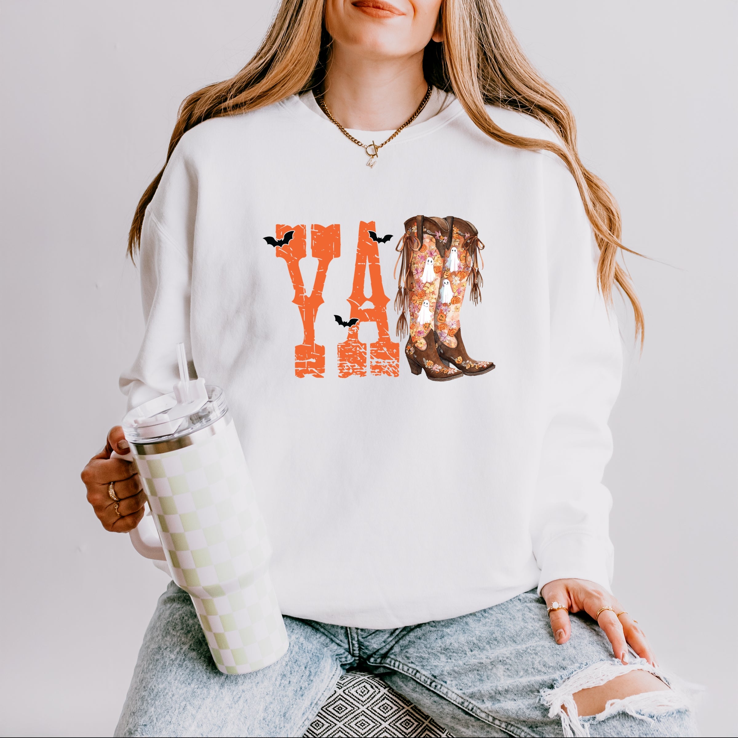 Y'all Bats - Womens Lightweight Garment Dyed Sweatshirt