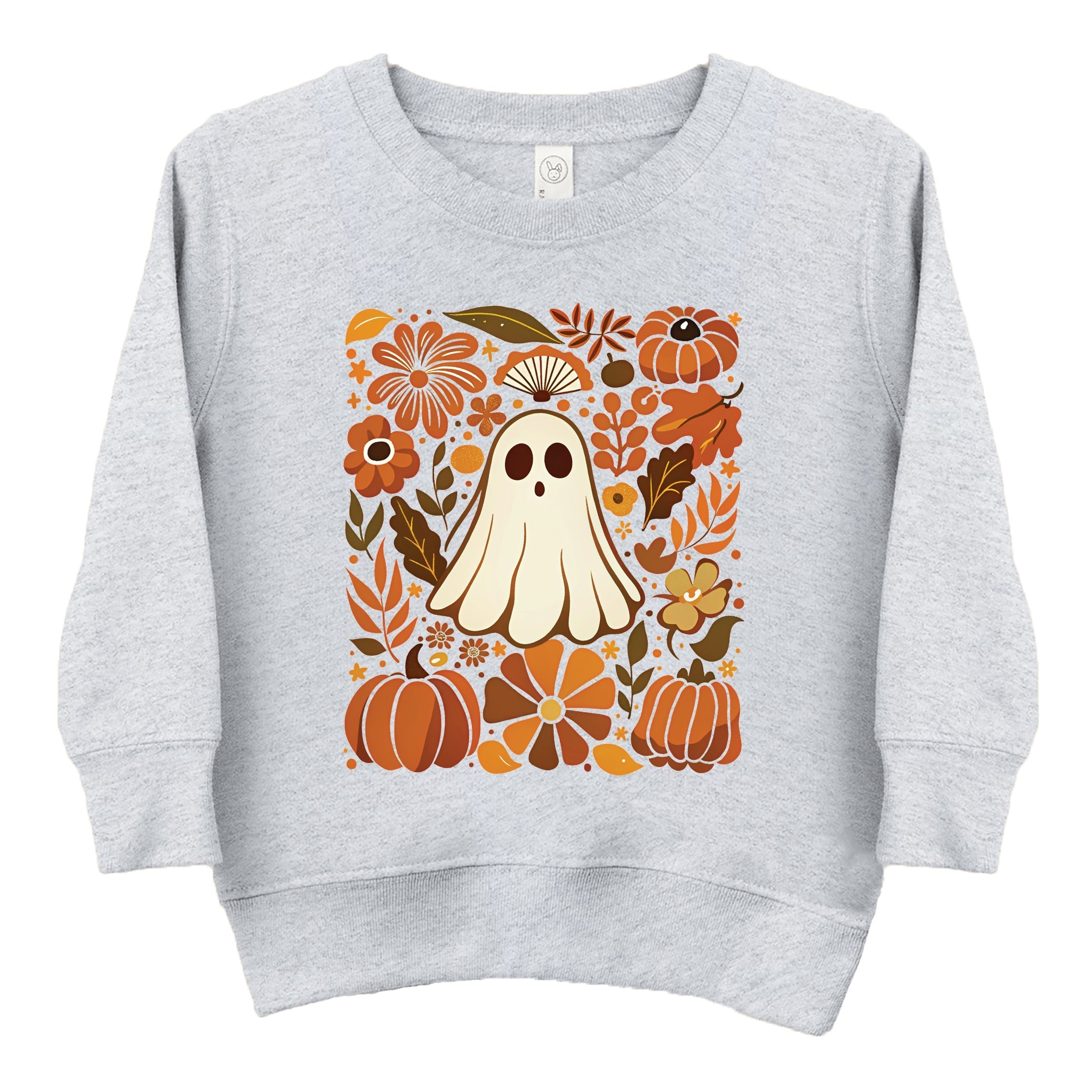 Ghost Floral Collage - Youth Graphic Sweatshirt and Toddler Graphic Sweatshirt